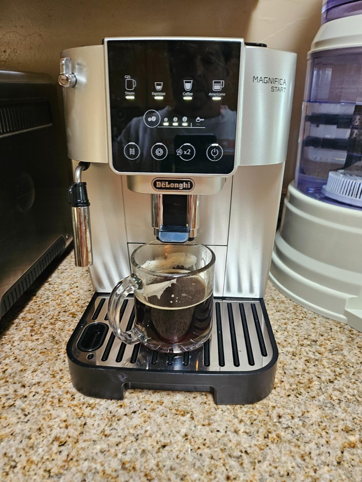 De'Longhi Magnifica Start Automatic Espresso Machine with Manual Milk Frother & Built-in Grinder customer photo 1