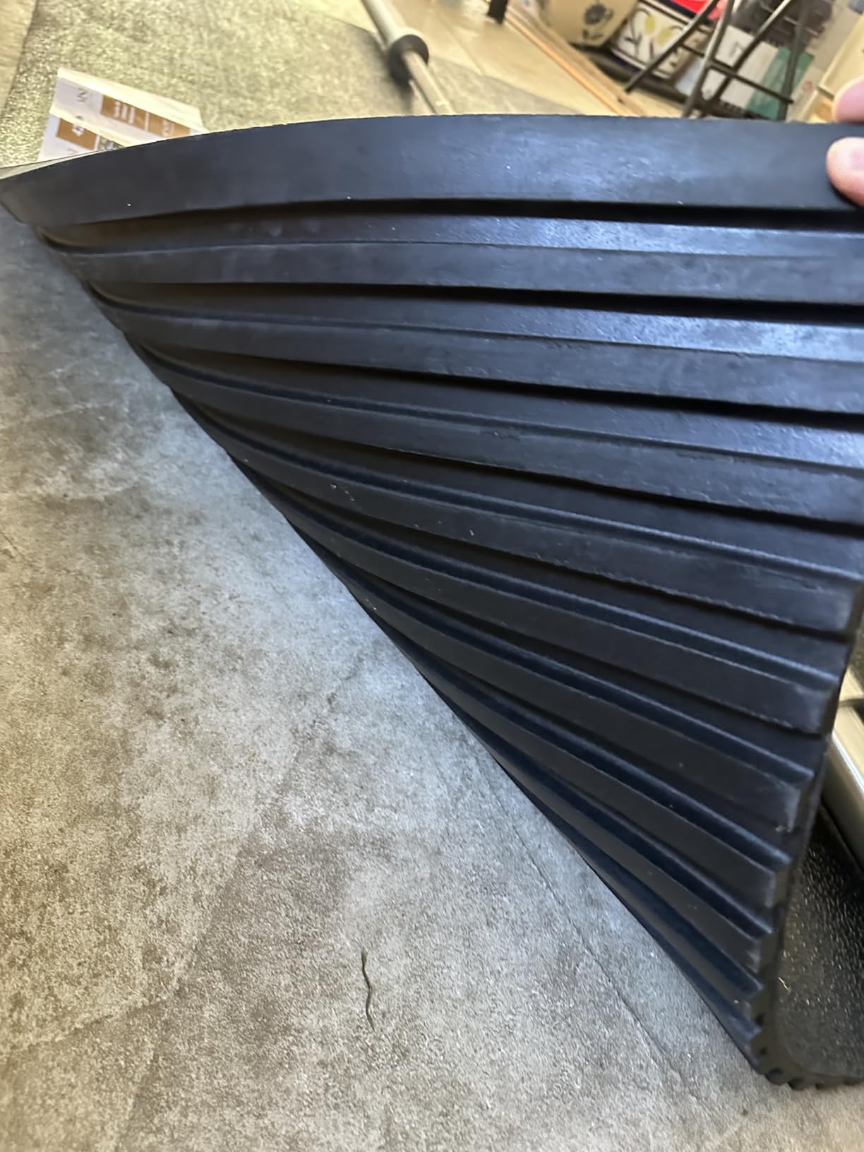 Heavy Duty Horse Stall Mats - Stable Mats, Durable 3/4 in. Thick Rubber Flooring - Solid Black - 3.5' x 6' Mat for Stables, and More - 42 in. x 72 in. Stall Mat customer photo 2