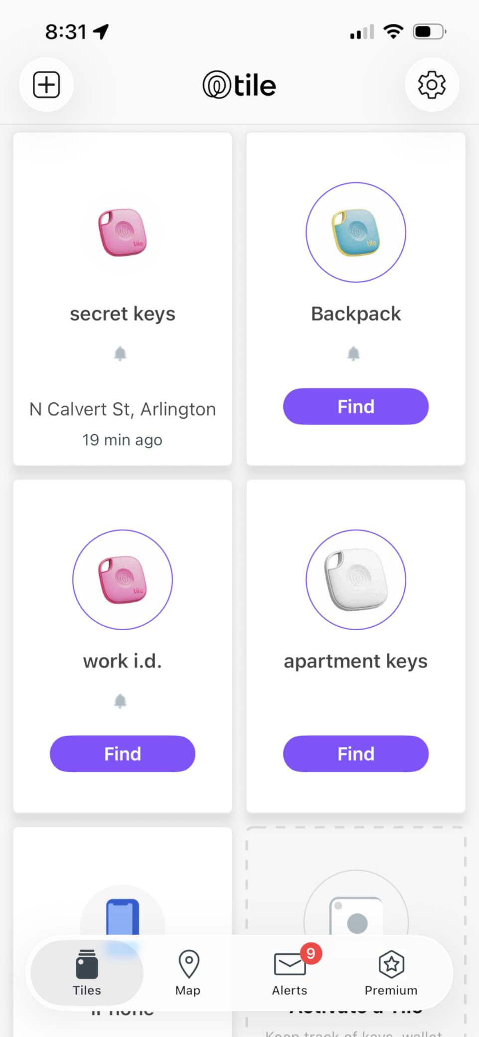 Life360 Tile - Bluetooth Tracker, Keys Finder and Item Locator for Keys, Bags and More. Phone Finder. Both iOS and Android Compatible. 4-Pack (Black) customer photo 2