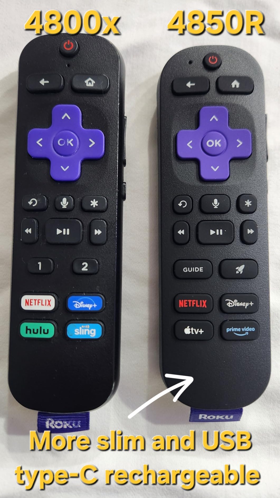 Roku Ultra - Ultimate Streaming Player - 4K Streaming Device for TV with HDR10+, Dolby Vision & Atmos - Bluetooth & Wi-Fi 6 - Rechargeable Voice Remote Pro with Backlit Buttons - Free & Live TV customer photo 2