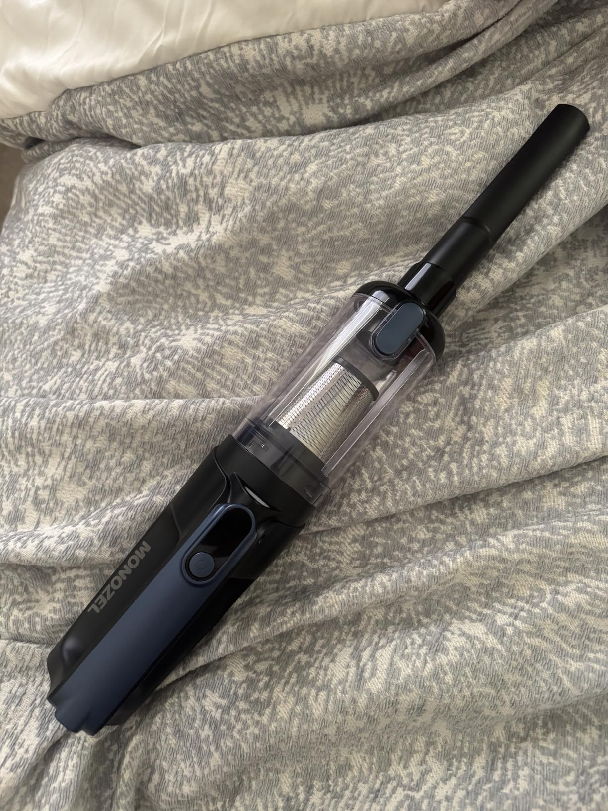 MONOZEL Car Vacuum Portable Cordless, 18000Pa 2 in 1 Vacuum Cleaner&Air Duster, 130W Brushless Motor Handheld Vacuum Cordless with 7800mAh Battery, LED Light, Multi-Nozzles for Car, Home, Office, Pet customer photo 2