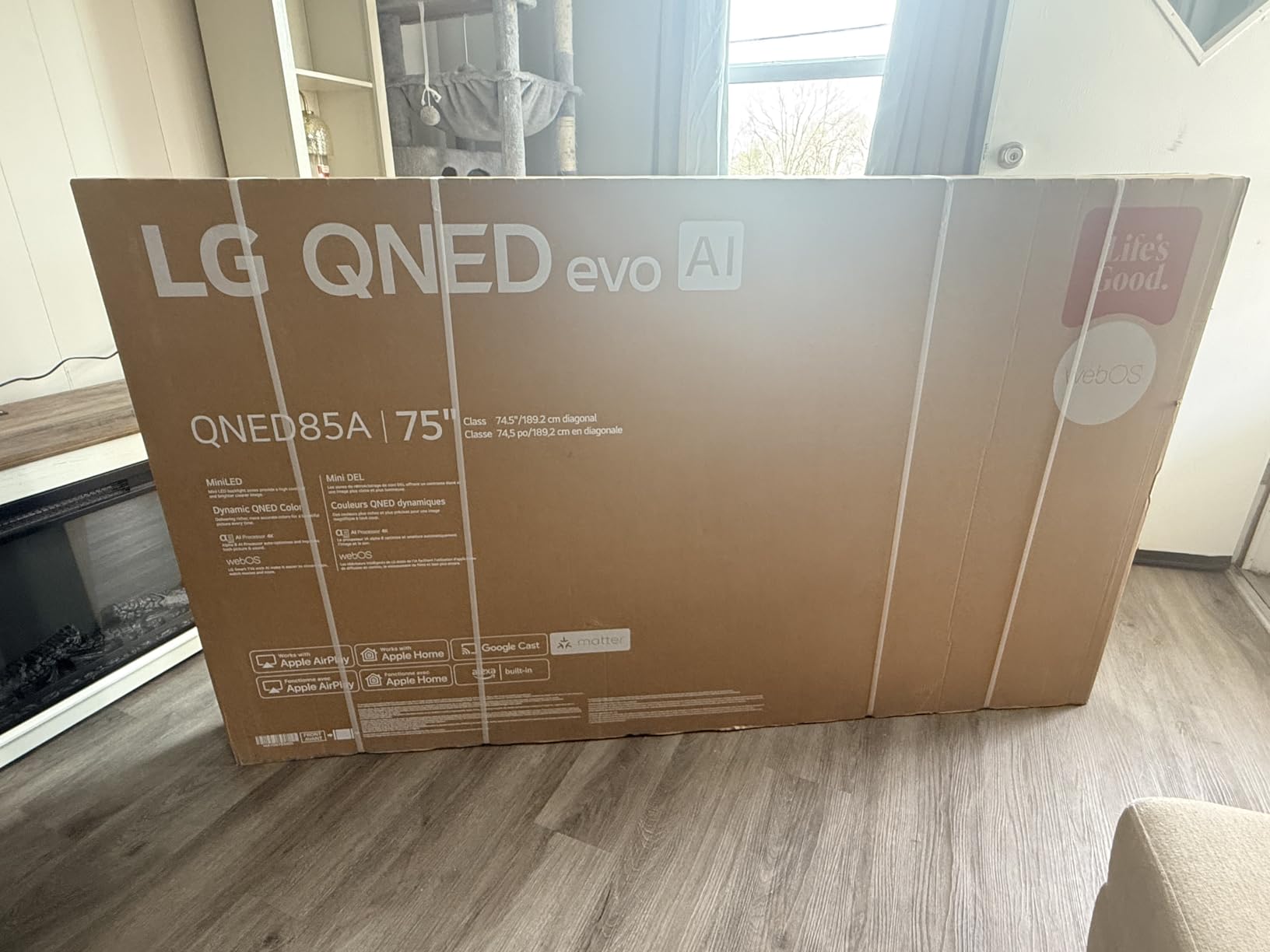 LG 55-Inch Class QNED evo AI QNED85A Series Mini LED 4K Smart TV (55QNED85AUA, 2025) customer photo 1