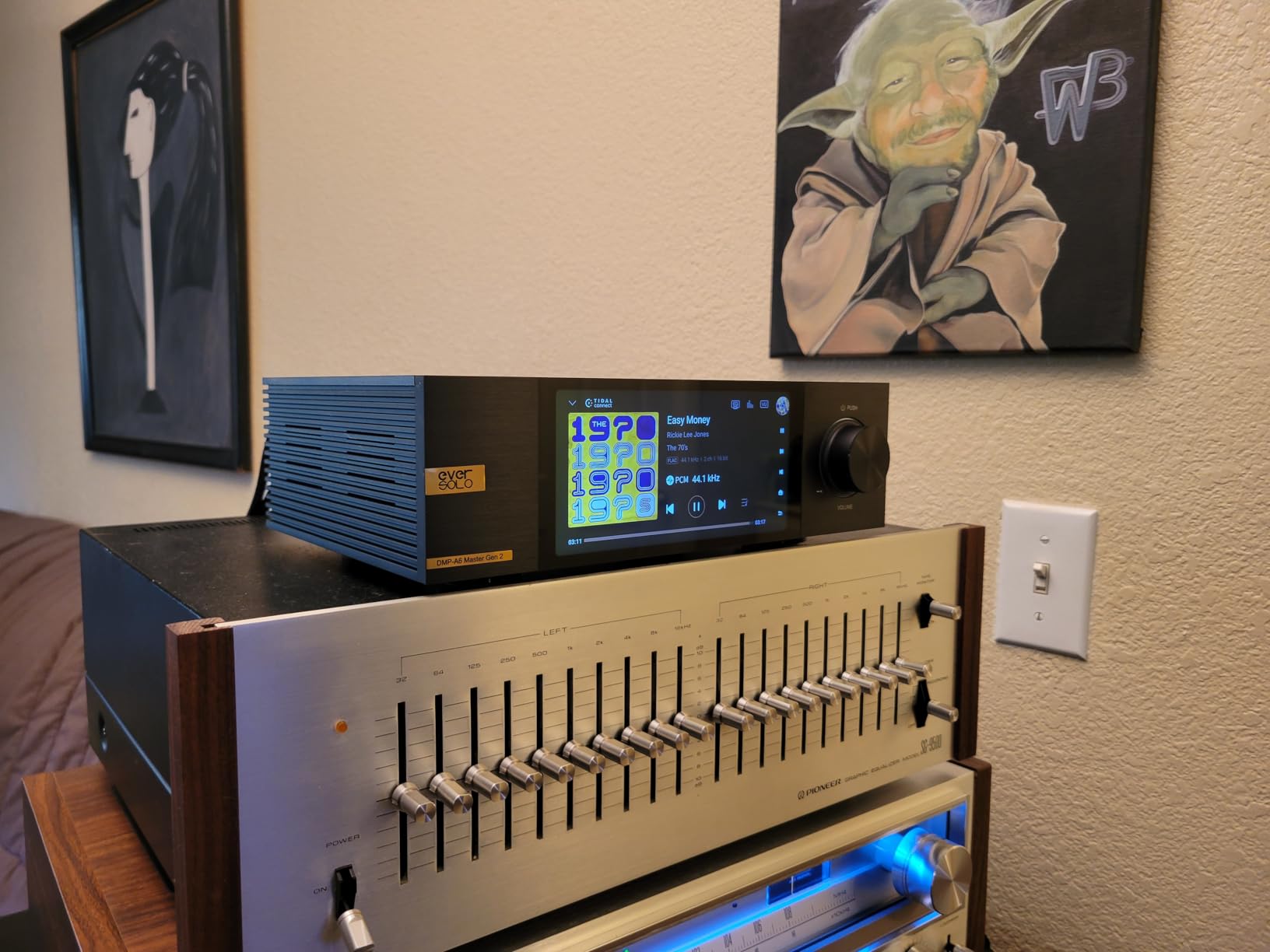 Eversolo DMP-A6 Master Gen 2-Black, Hi-Fi Music Streamer, Wireless Audio Player, Digital Music Streamer, DAC, Music Service&Streaming, DSD512, EOS Audio Engine, PCM768kHz/32Bit EVC Engine, Exclusive App customer photo 1