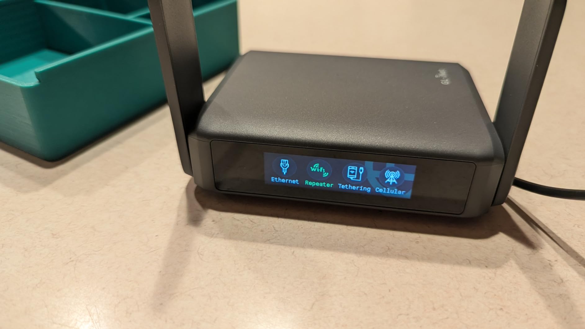GL-BE3600 (Slate 7) Portable Travel Router, Pocket Dual-Band Wi-Fi 7, 2.5G Router, Portable VPN Routers WiFi for Travel, Public Computer Routers, Business Trip, Mobile/RV/Cruise/Plane customer photo 1