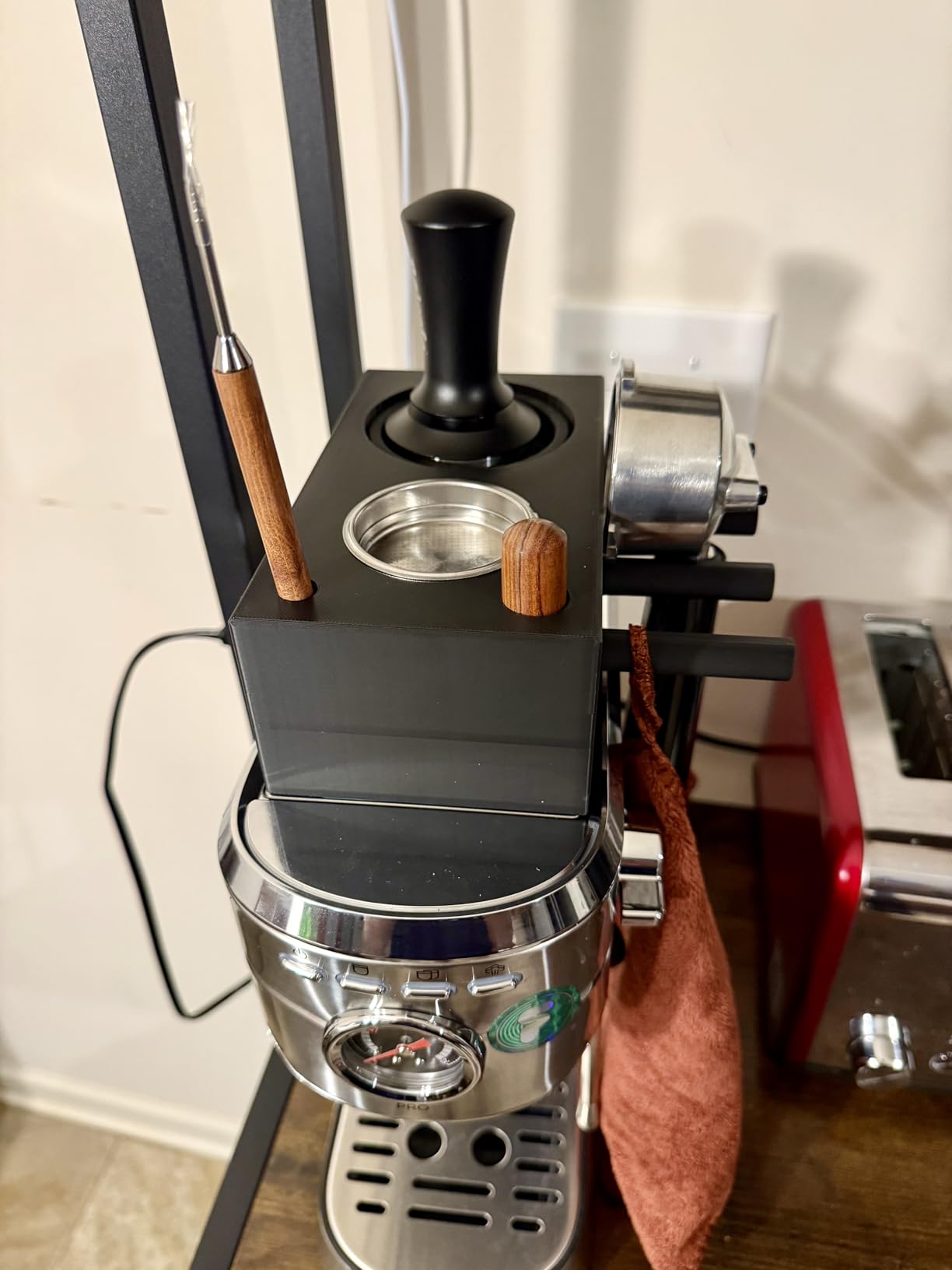 CASABREWS 5418 PRO Espresso Machine 20 Bar, Upgraded Espresso Maker with Powerful Steam Milk Frother, Stainless Steel Coffee Machine with Fast Heating System for Cappuccino, Latte, Silver customer photo 2