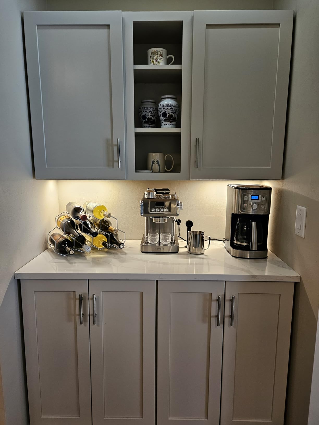 SHARDOR 20 Bar Espresso Machine for Home, Espresso Coffee Maker with Temp Display, Expresso Machine with Steam Milk Frother for Latte & Cappuccino, 60oz Water Reservoir, Stainless Steel, 1350W customer photo 2