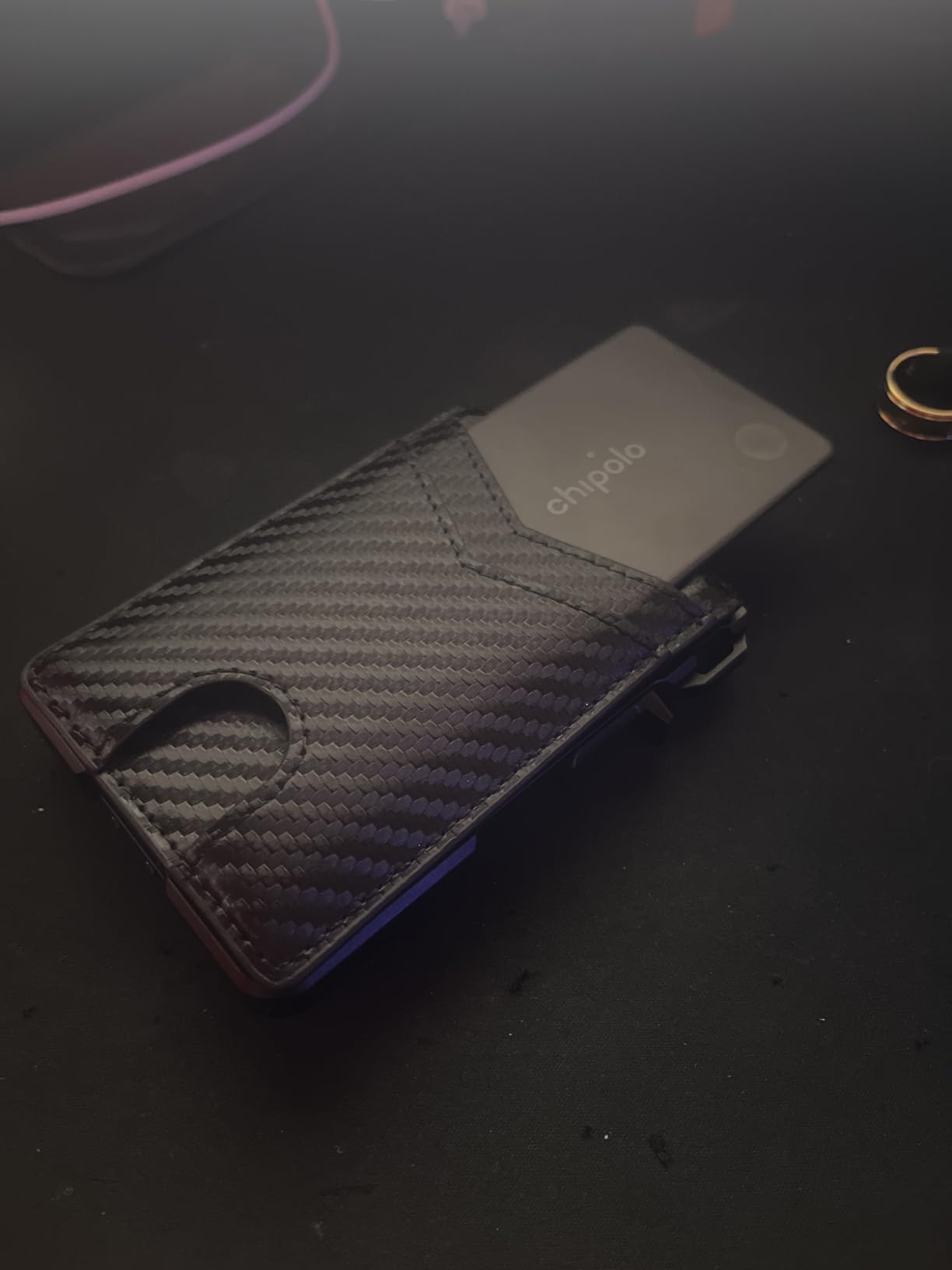 CARD - Rechargeable Wallet Tracker Card, Bluetooth Tracker, Item Locator, Passport Finder Compatible with Apple Find My or Find Hub with Call Your Phone & Out of Range Alerts customer photo 1