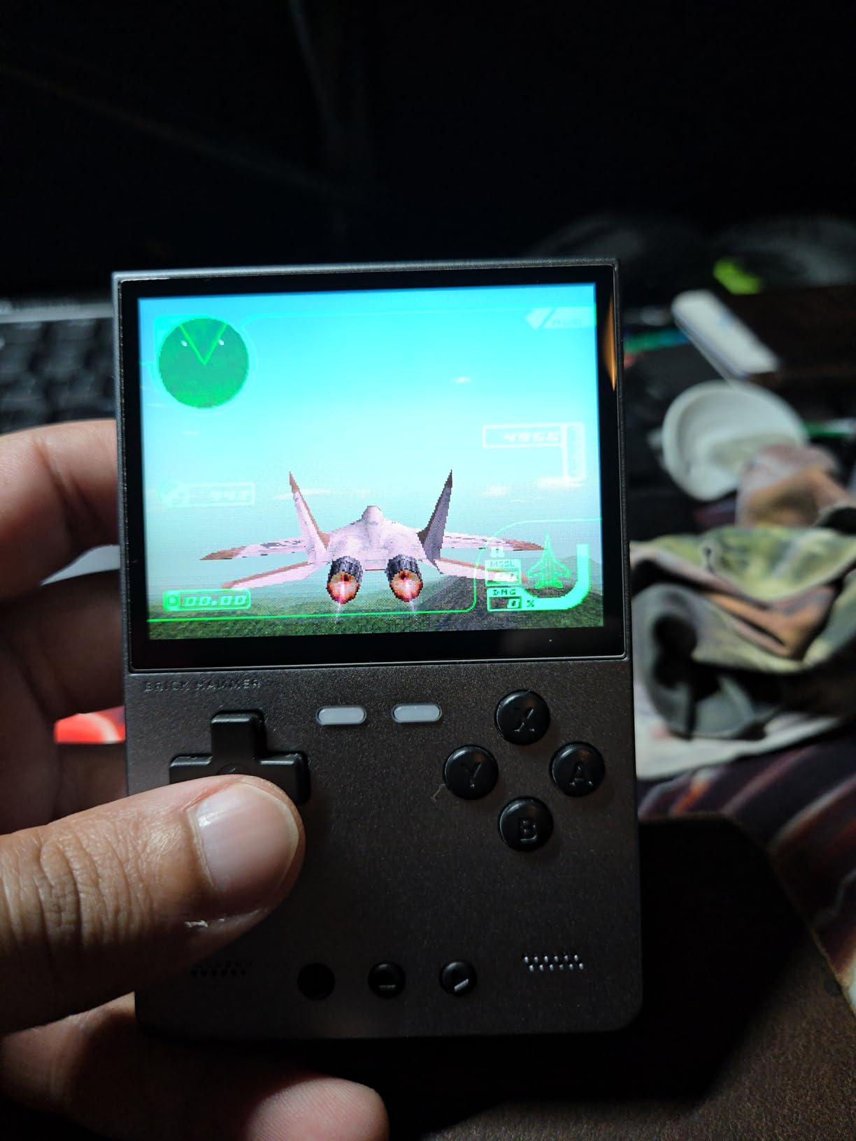 Trimui Brick Hammer Handheld Game Console with 3.2 inch IPS Screen and 3000mAh Battery, Retro Video Games Console with Pre-Installed 64GB TF Card and WiFi Function (Space Gray) customer photo 2