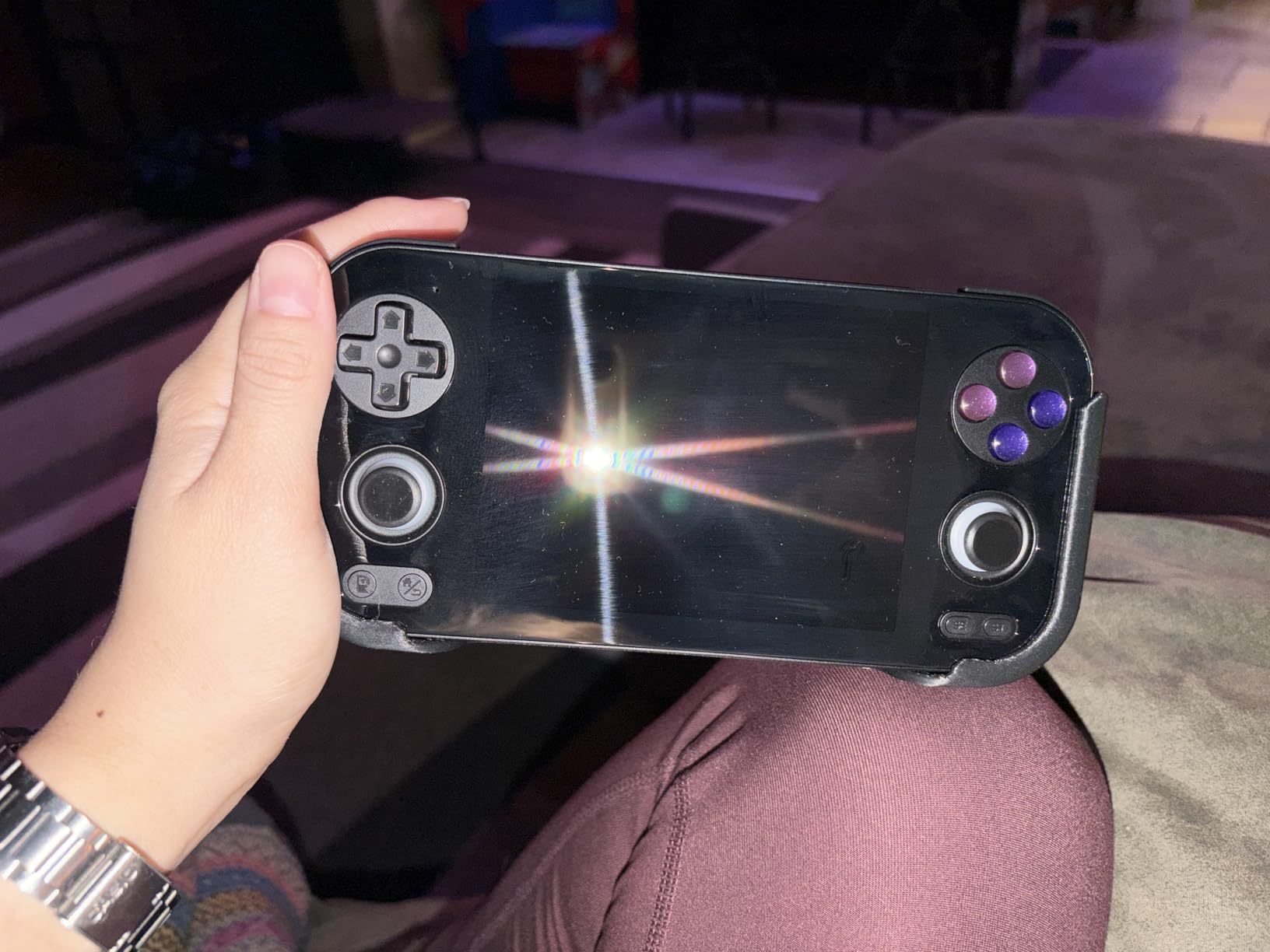 Anbernic RG476H Retro Handheld Game Console 4.7-inch LTPS in-Cell Screen No Card Android 13 System 128G Storage Support AI Functions 3D Hall Effect Joystick WiFi Bluetooth HD and TV Output Black customer photo 1