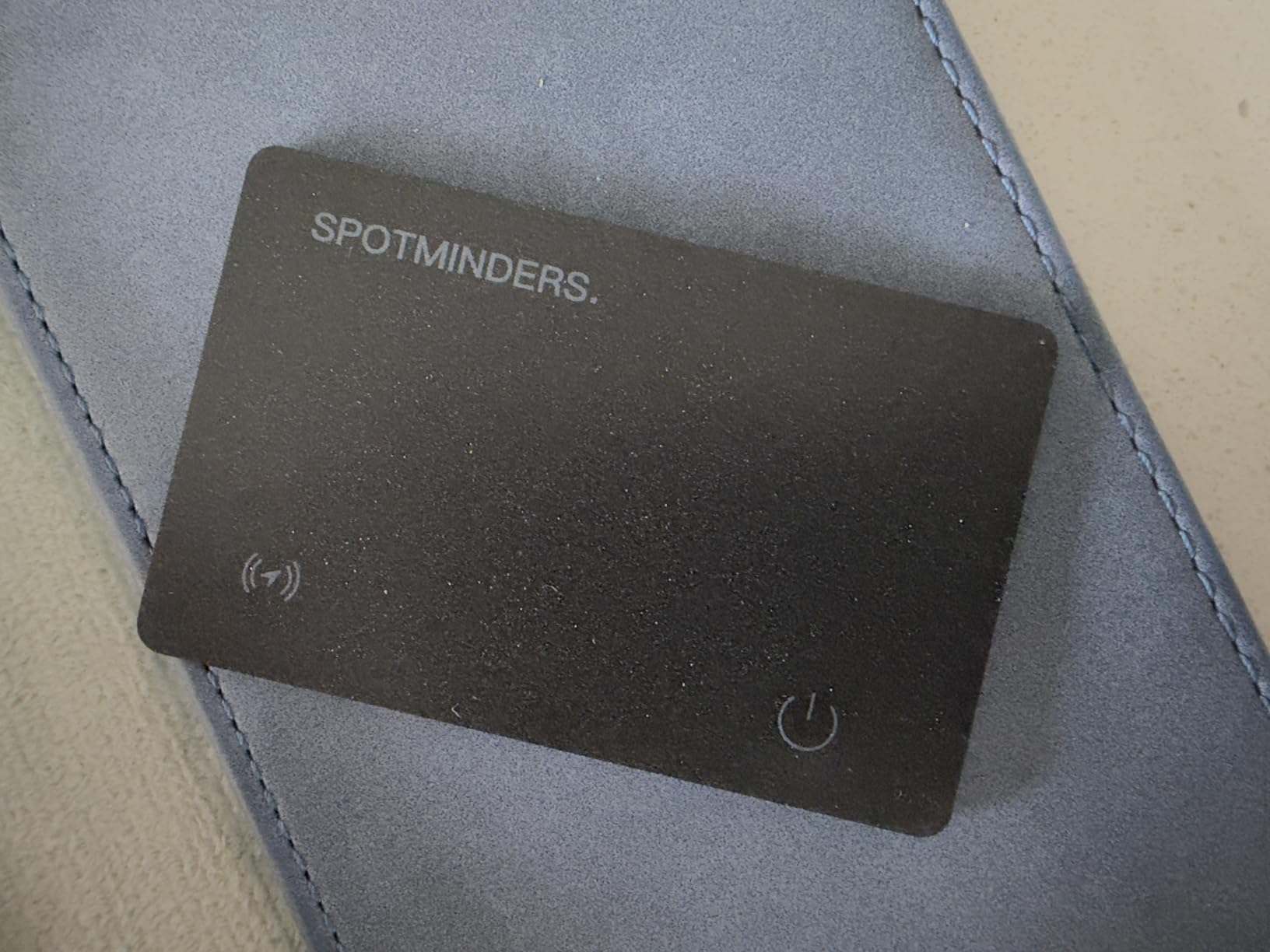 SPOTMINDERS Apple MFi Certified Wallet Tracker PRO Works with Apple Find My IP68 Rechargeable Tracking Card for Wallet Luggage Passport 0.07in Slim Credit Card Design Item Finder customer photo 1