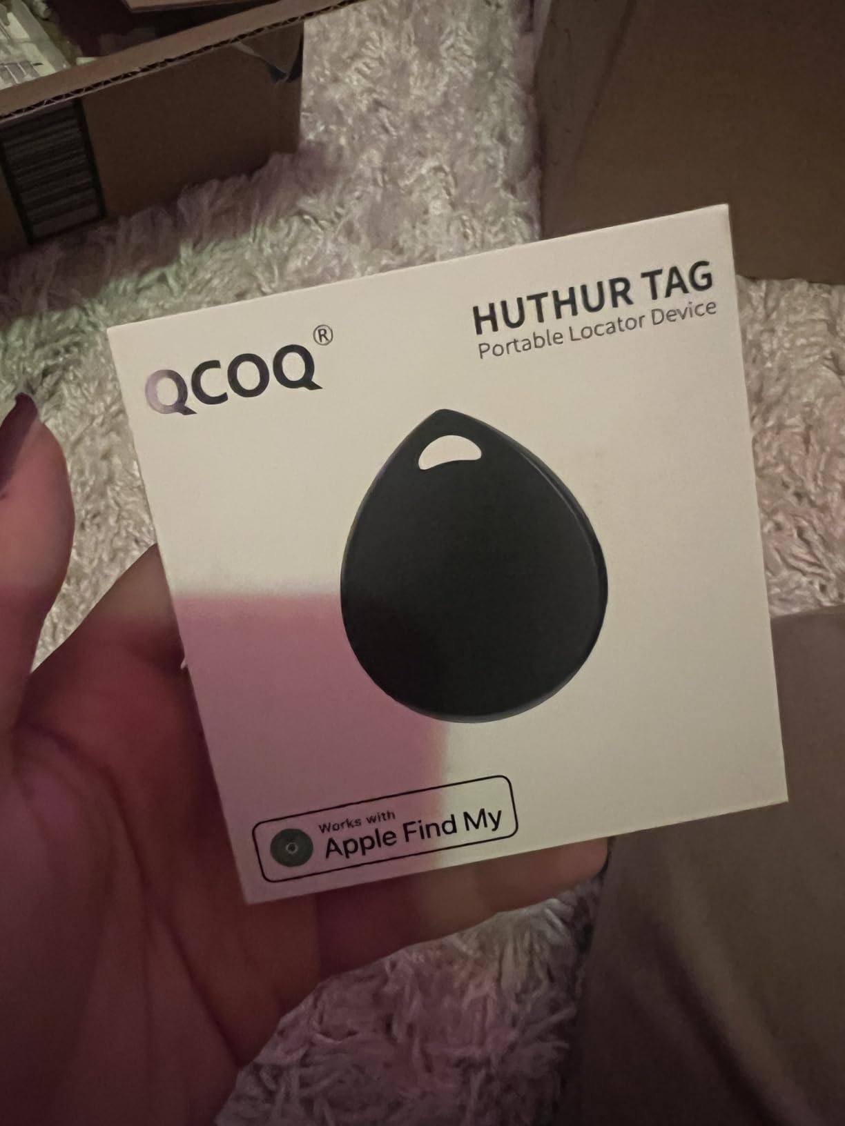 Air Tracker Tags-4 Pack, 5.3 Bluetooth Tracker Work with Apple Find My (iOS Only), 100dB Sound, Smart Tag with Keychain/Lanyard, Item Finder for Luggage/Key/Suitcase, Replaceable Battery, Black customer photo 2