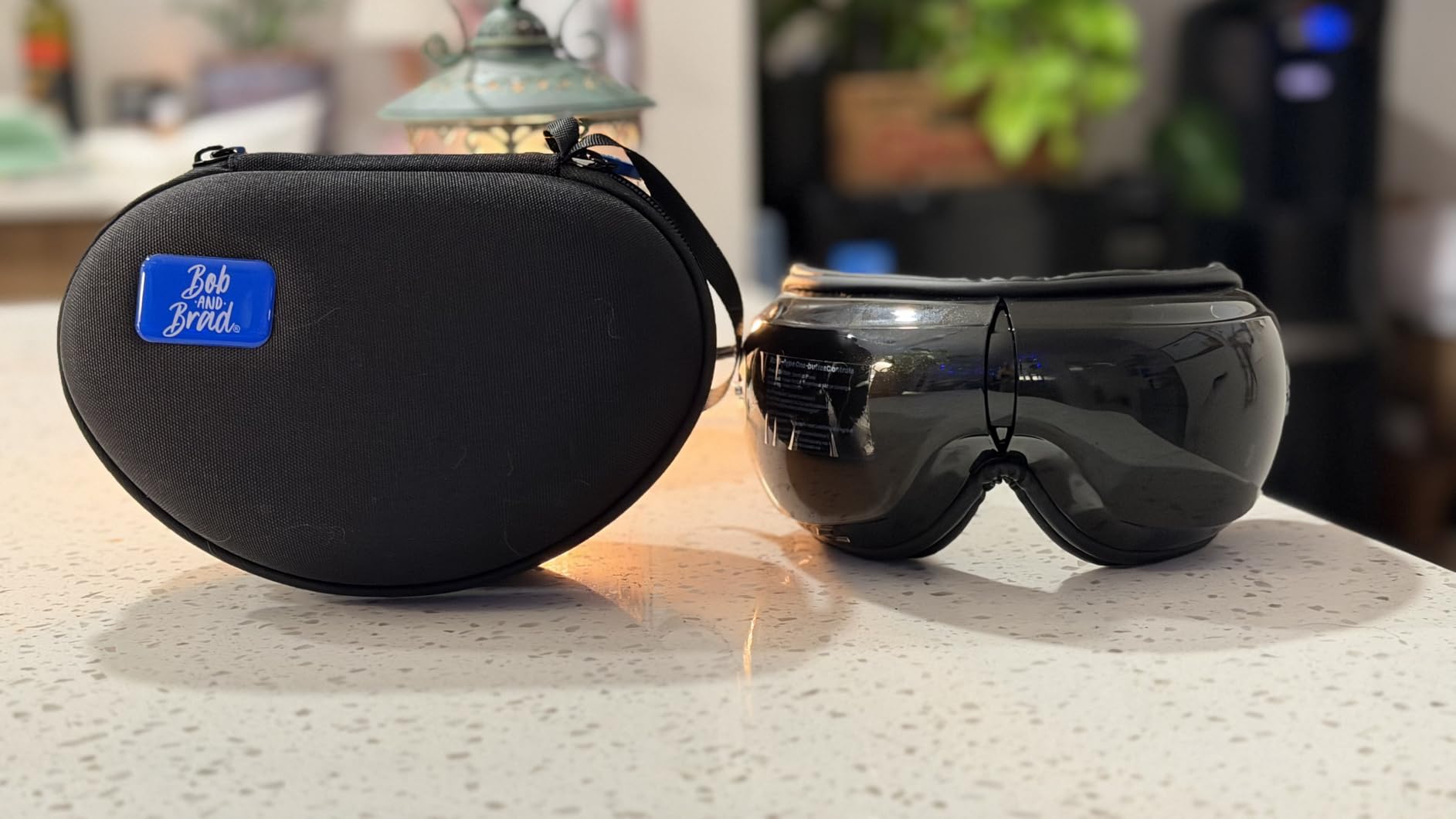 BOB AND BRAD Zero Pro Ultra-Quiet Eye Massager with Heat and Cooling, 35dB, FSA-HSA Eligible, Heated Eye Massager with Scroll Button for Migraine Headache Dry Eyes, Strain Relief, Birthday Gifts customer photo 1