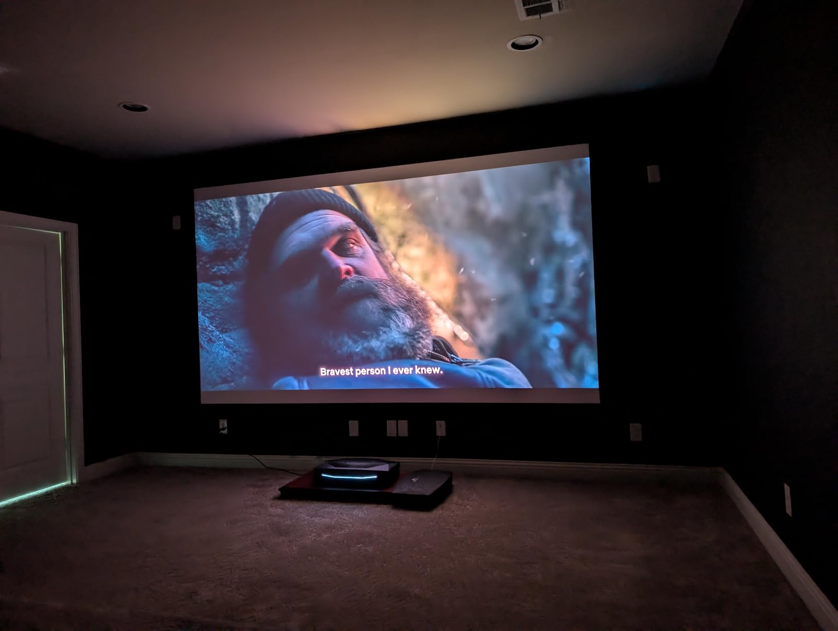AWOL Aetherion Pro 4K Projector, 2600 ISO Lumens Short Throw Projector, Google TV, PixelLock Clarity, 6000:1 Native Contrast UST Projector, Anti-RBE, 4K 200