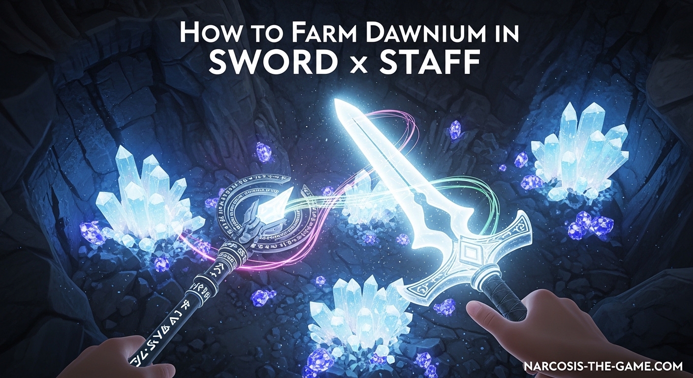 How to Farm Dawnium in Sword x Staff