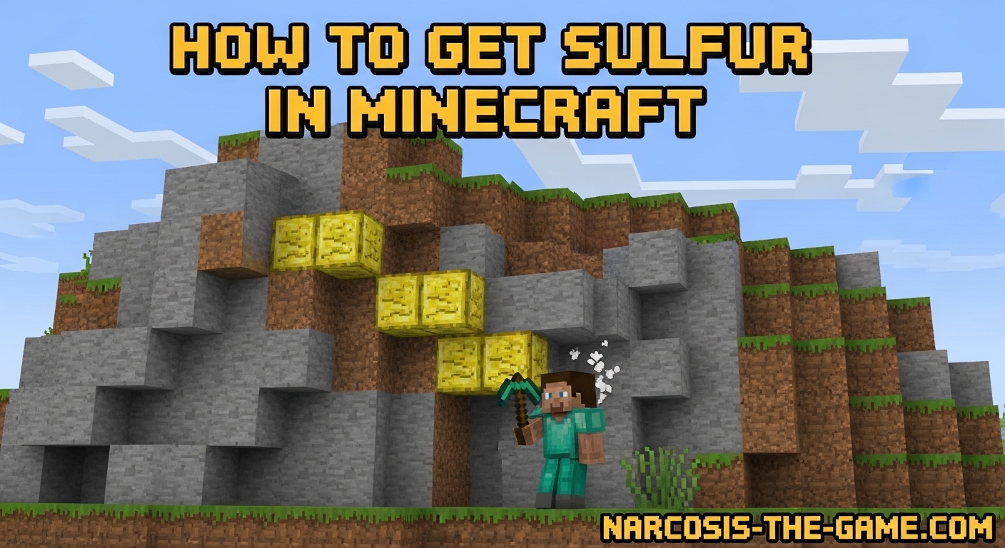 How to Get Sulfur in Minecraft