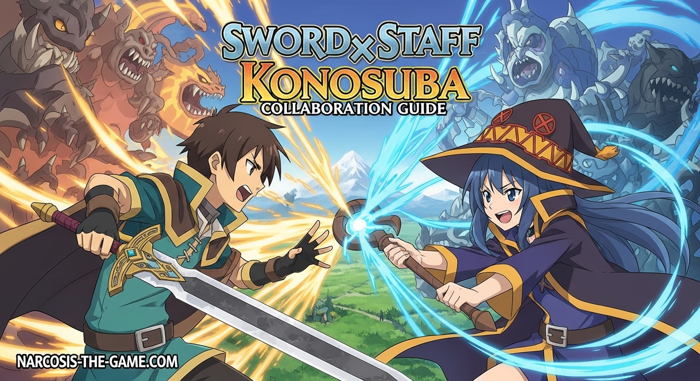 Sword x Staff Konosuba Collaboration Guide