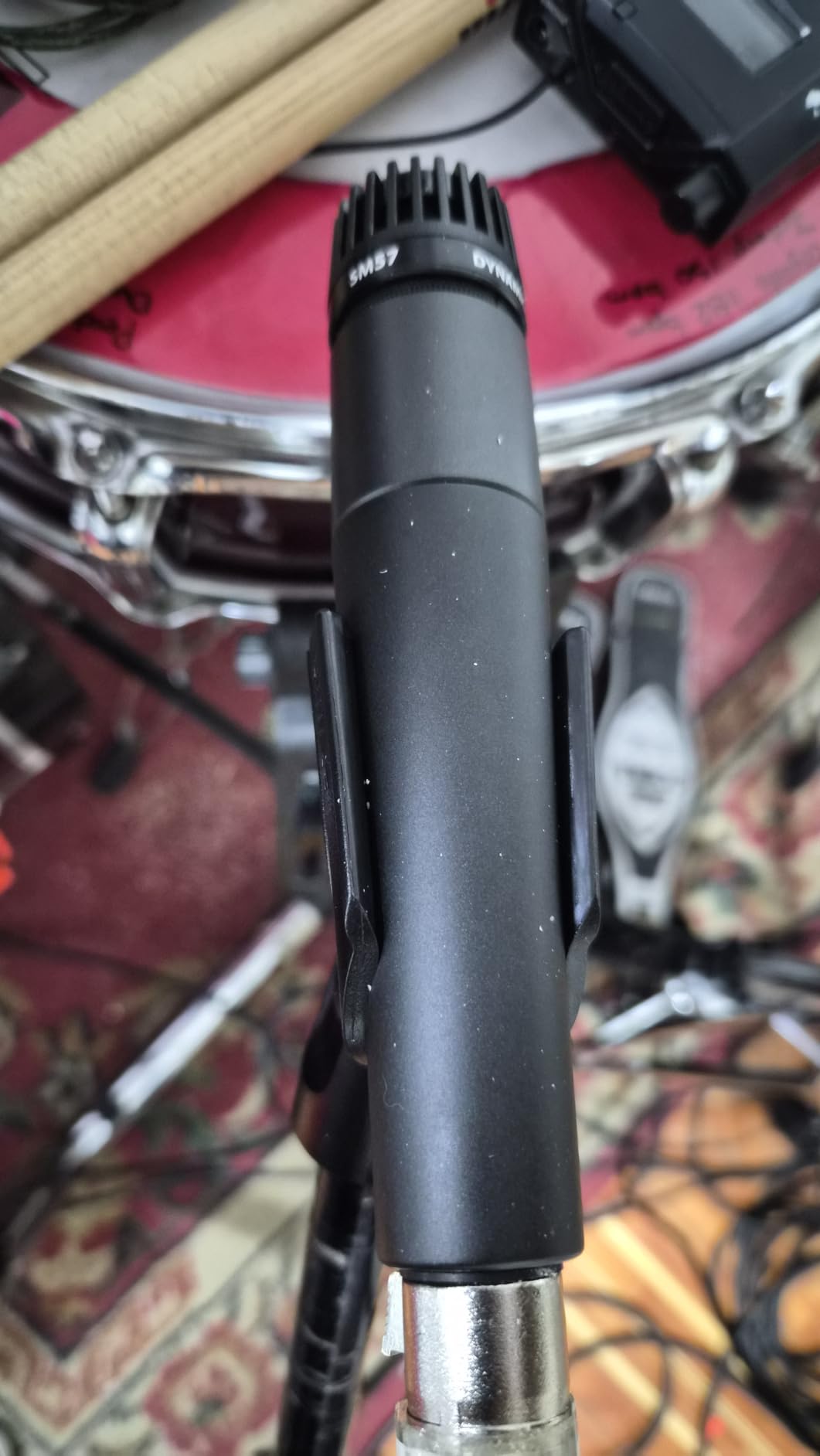 Shure SM57 Dynamic Microphone - Wired Cardioid XLR Instrument Handheld Mic customer photo 1