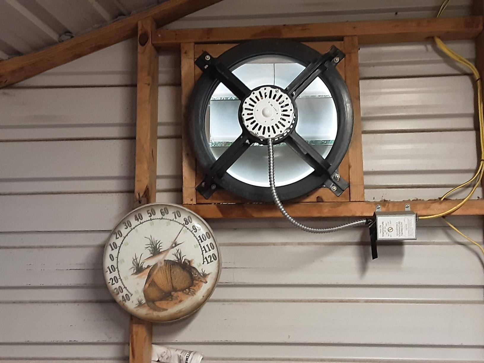 Air Vent 53315 Gable Attic Ventilator, 1050 CFM 1/12 HP customer photo 2