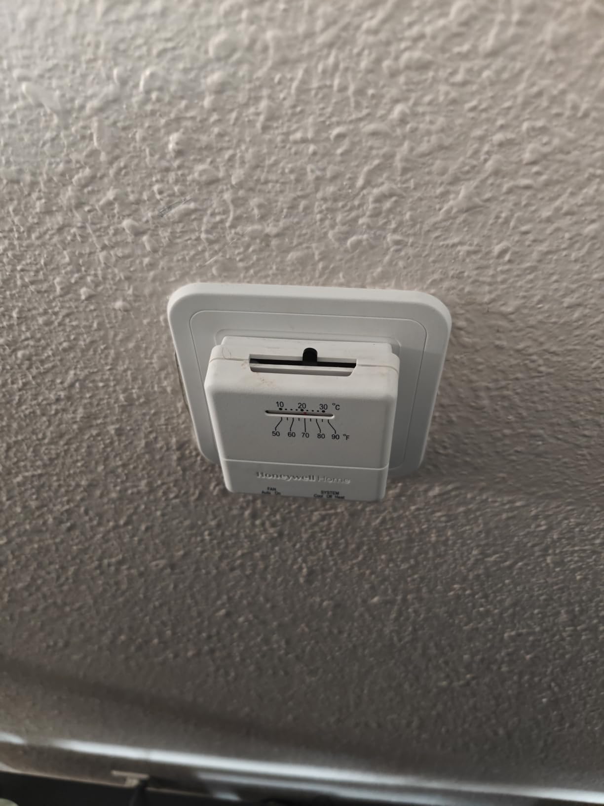 Honeywell Home Heat/Cool Non-Programmable Thermostat, Beige | CT31A1003 customer photo 1