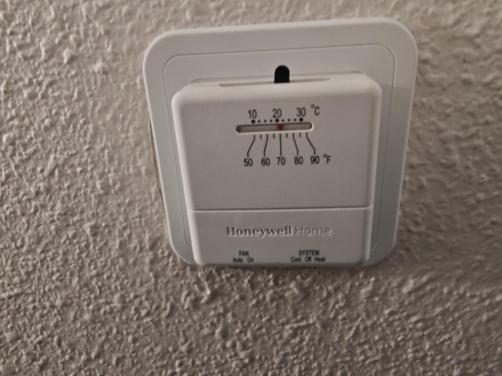 Honeywell Home Heat/Cool Non-Programmable Thermostat, Beige | CT31A1003 customer photo 2