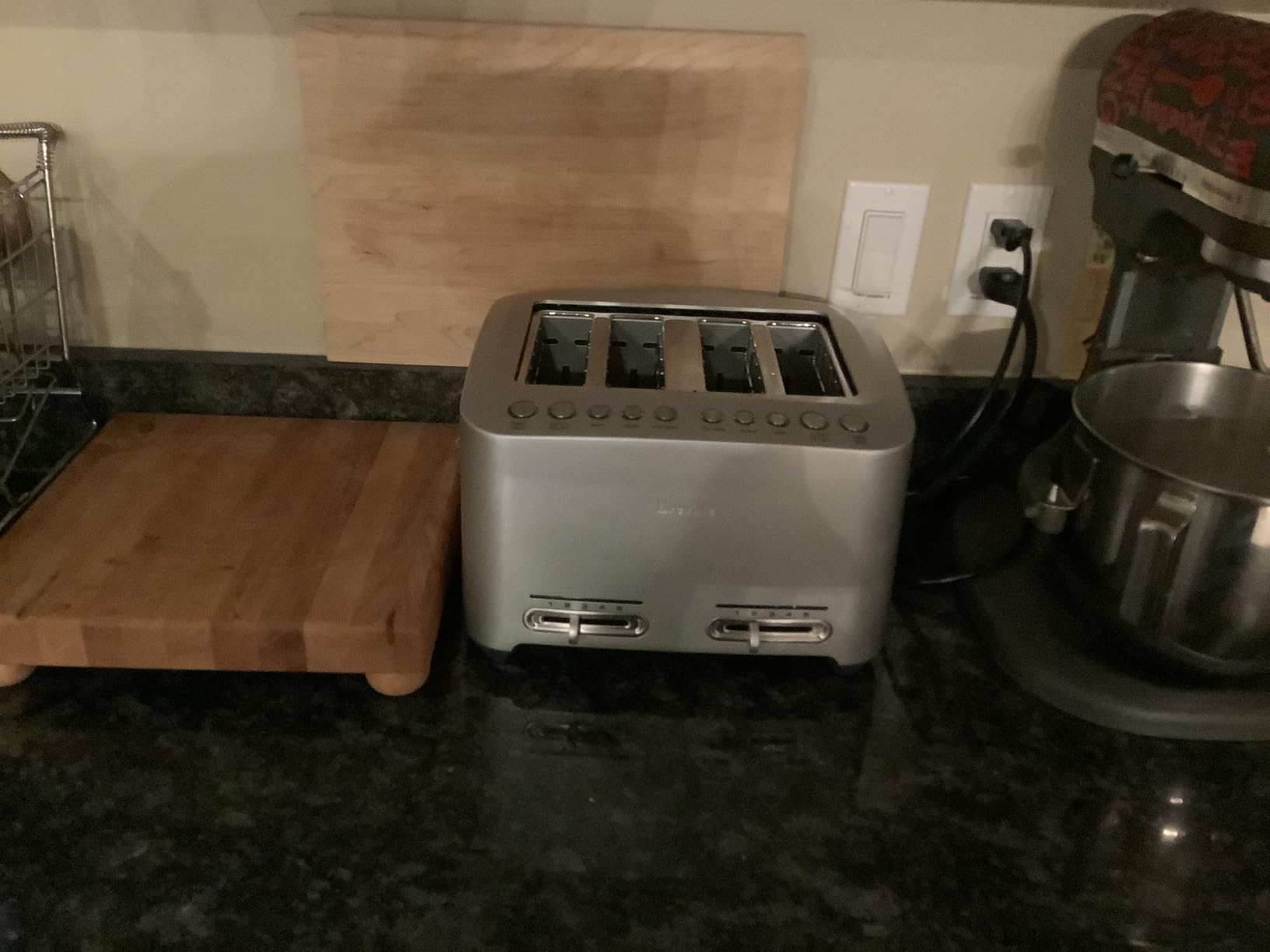 Breville BTA840XL Die-Cast Smart Toaster, 4 Slice, Brushed Stainless Steel | Toast bagels and thick bread evenly in wide slots with variable browning control | Includes 'A Bit More' and 'Lift & Look' customer photo 2
