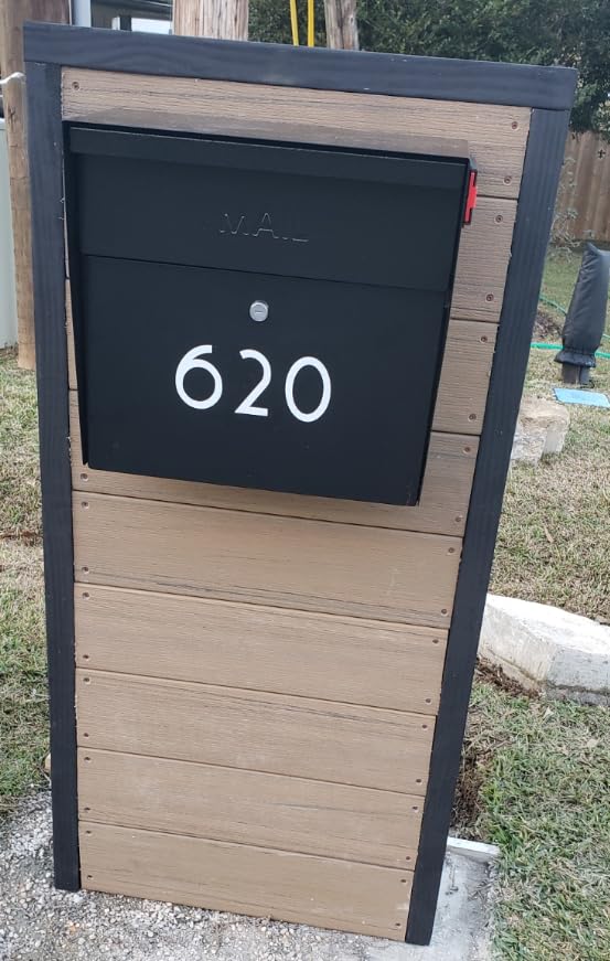Mail Boss 7162 Metro, Black High Capacity Wall Mounted Locking Security Mailbox, Medium customer photo 2