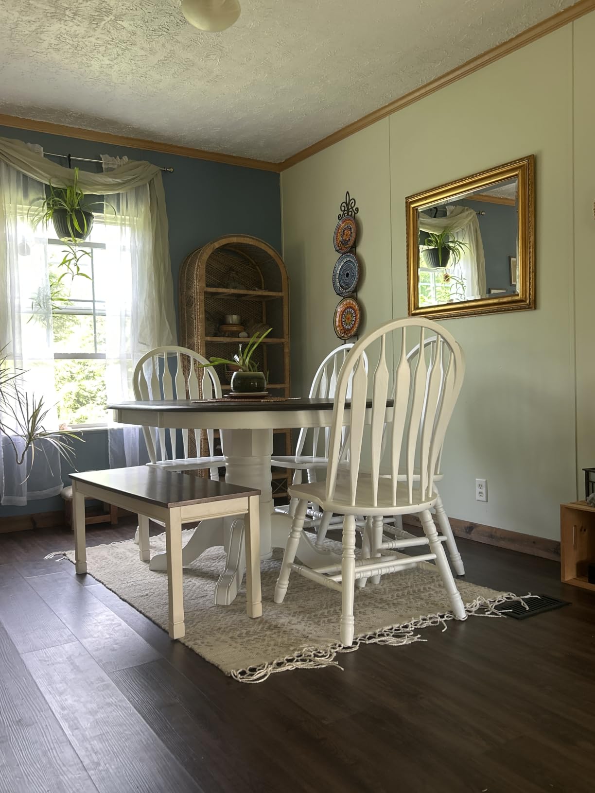 Signature Design by Ashley Whitesburg Cottage Rectangular Dining Bench, Brown & Antique White customer photo 1