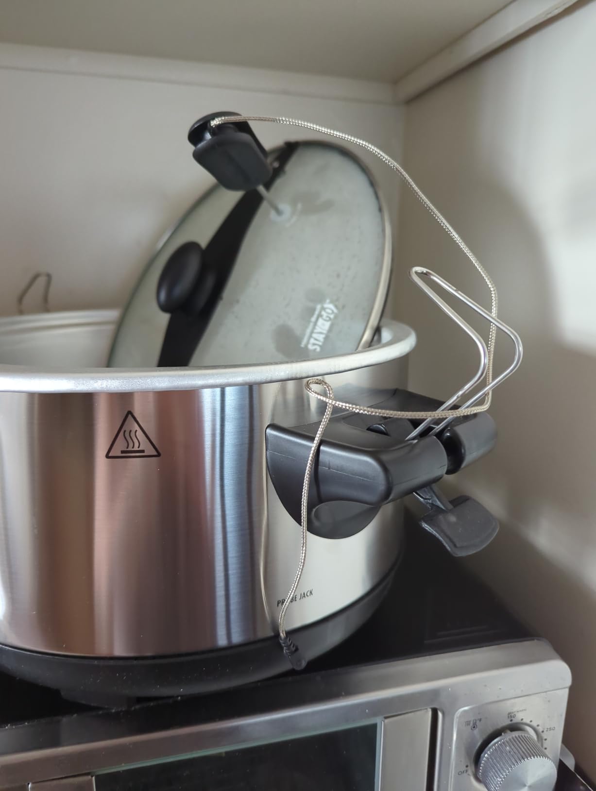Hamilton Beach Portable 6 Quart Set & Forget Programmable Slow Cooker with Temperature Probe, Lid Lock, Dishwasher Safe Crock & Glass Lid, Stainless Steel (33969AG) customer photo 1