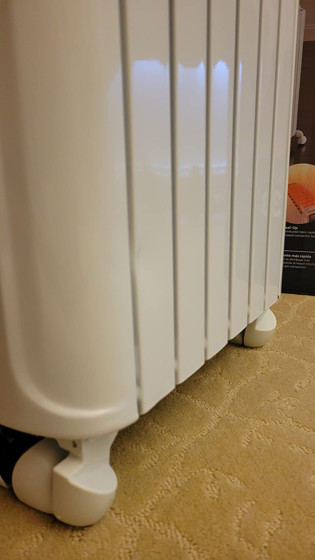 1,500 Watt Portable Electric Radiant Radiator Heater with Mechanical Controls customer photo 2