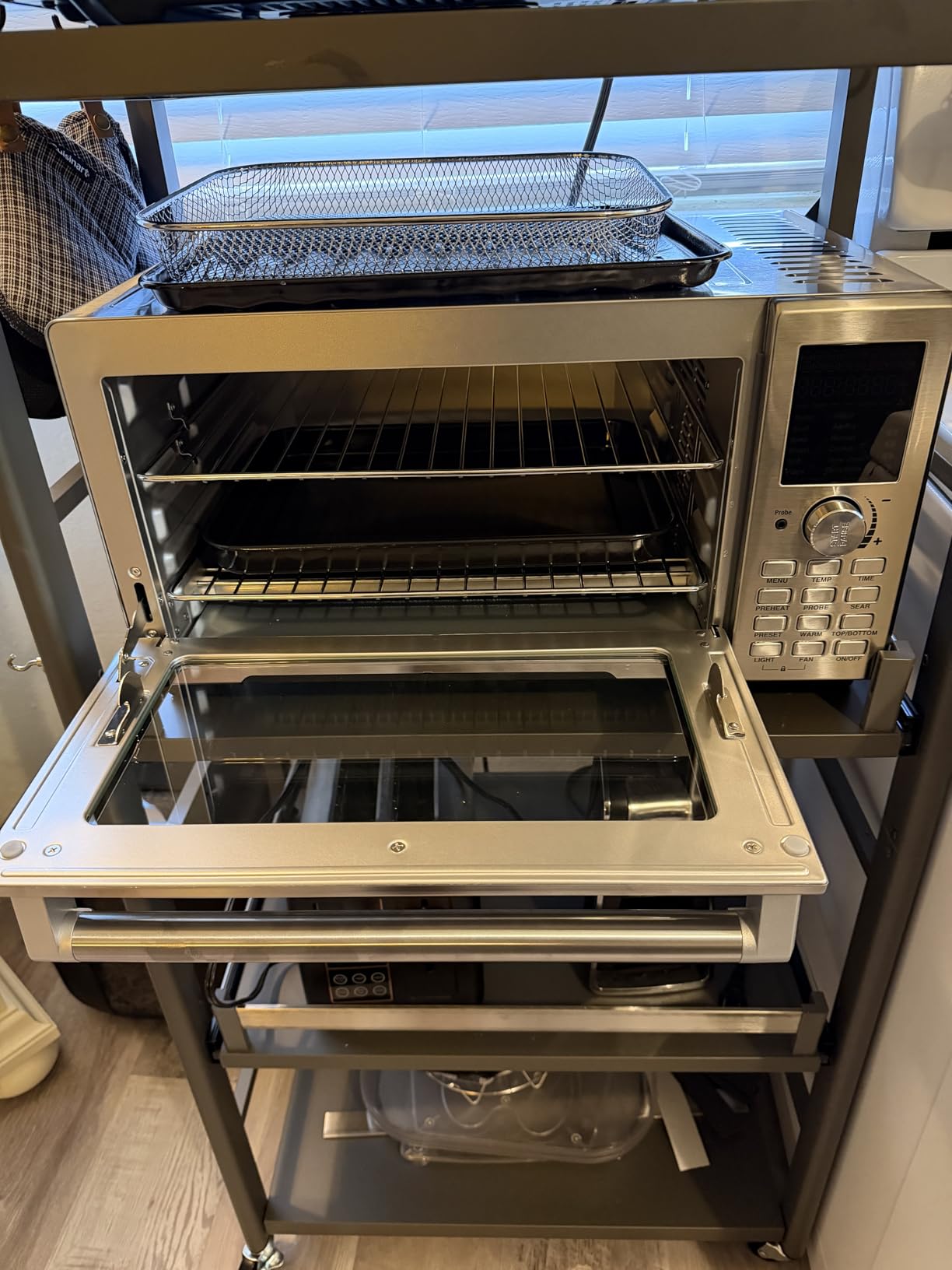 Nuwave Bravo Air Fryer Toaster Smart Oven, 12-in-1 Countertop Convection customer photo 2