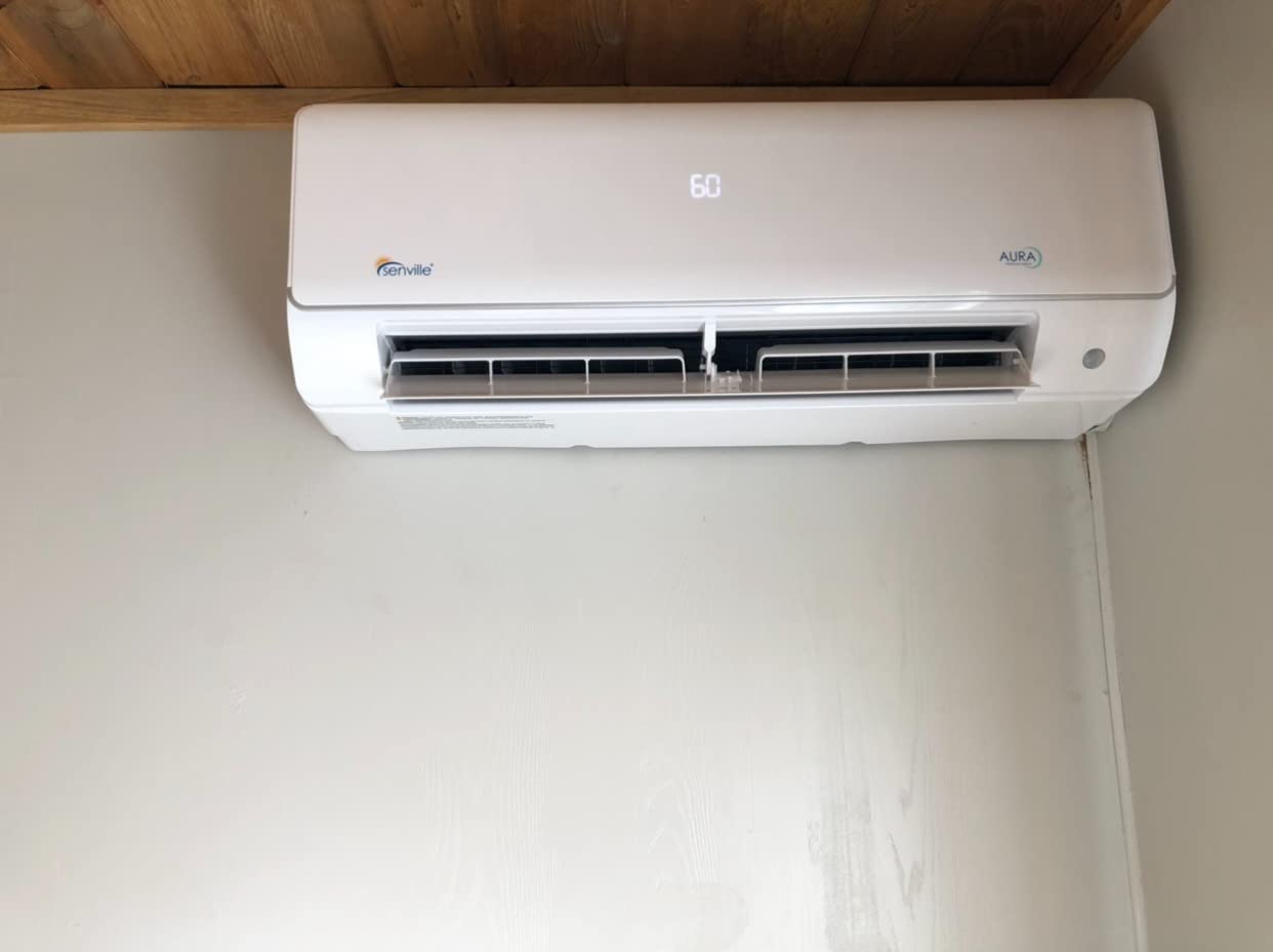 Senville 36000 BTU Quad Zone Mini Split Air Conditioner Heat Pump, 3 Ton, 4 Zone, Works with Alexa, White customer photo 1