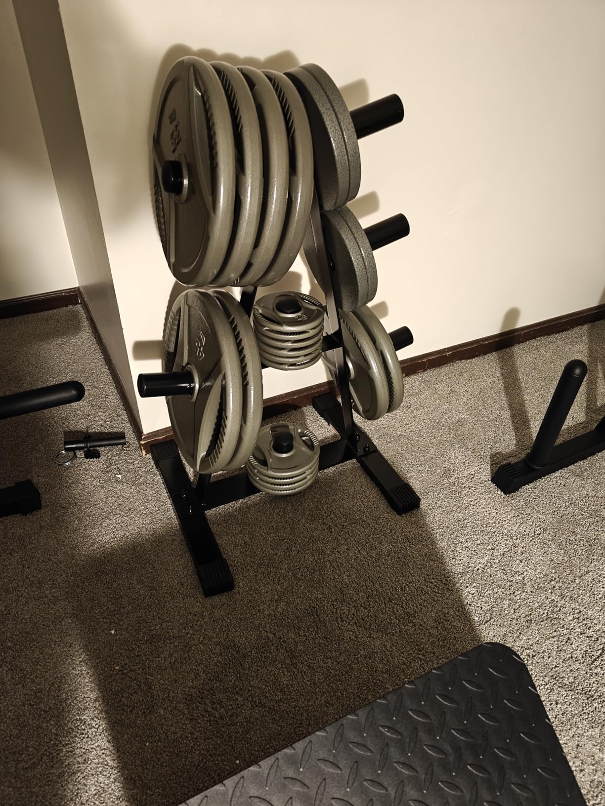 CAP 2-Inch Olympic Plate Tree Rack for Home Gym customer photo 1