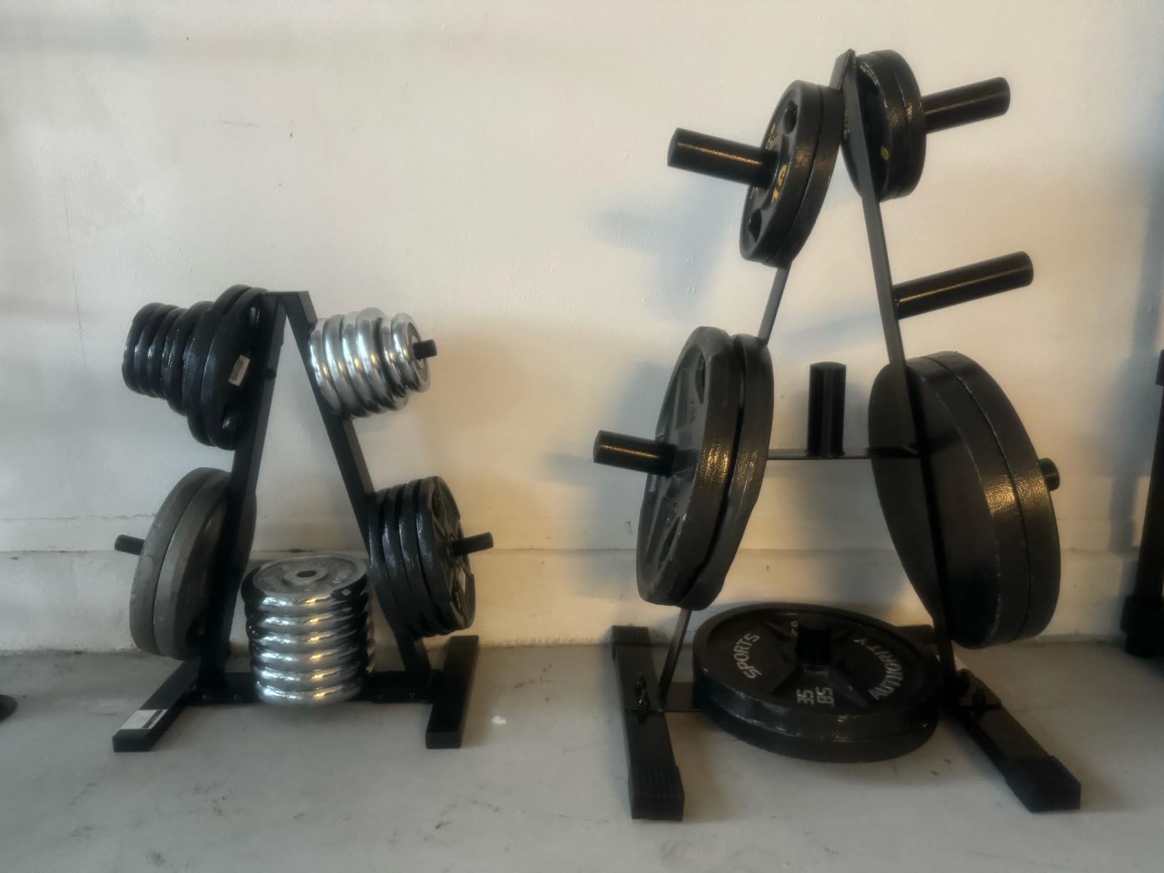 CAP Barbell 1-Inch Plate Tree Rack, Black customer photo 1