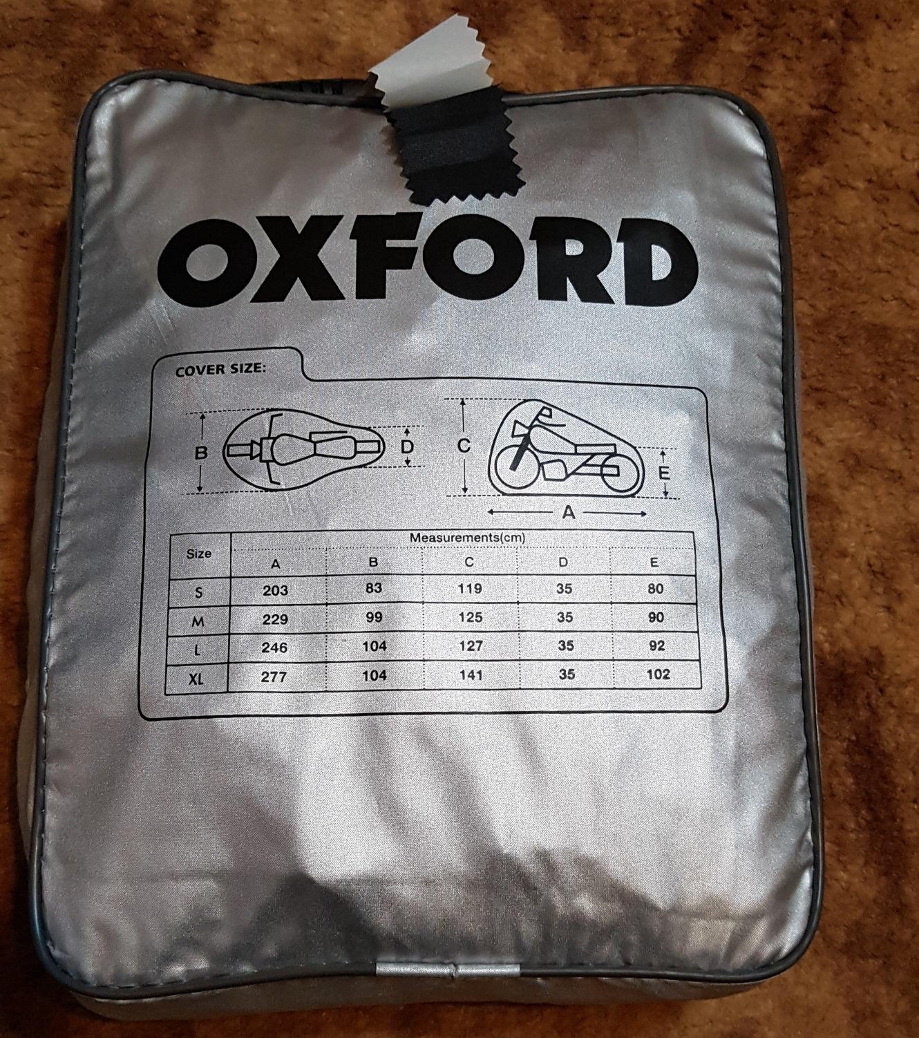 Oxford - Aquatex Outdoor Motorcycle Protective Cover customer photo 2