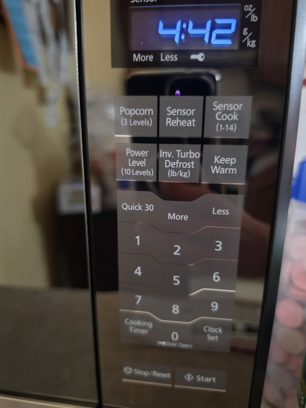 Panasonic Microwave Oven NN-SN686S Stainless Steel Countertop/Built-In with Inverter Technology and Genius Sensor, 1.2 Cubic Foot, 1200W customer photo 2