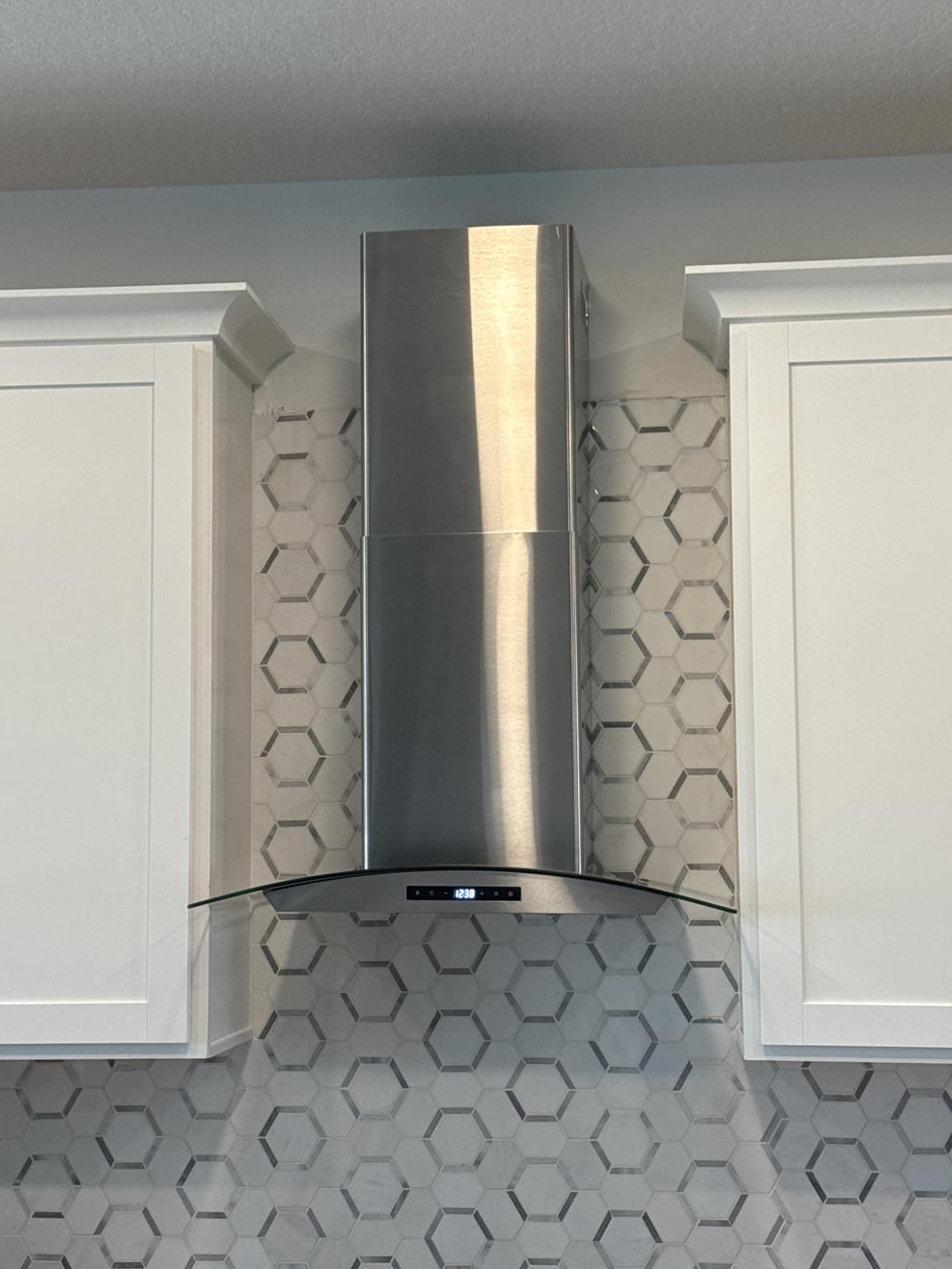 Cosmo COS-668AS750 30 in. Vista Collection 380 CFM Ducted Wall Mount Range Hood LED, Stainless Steel customer photo 1