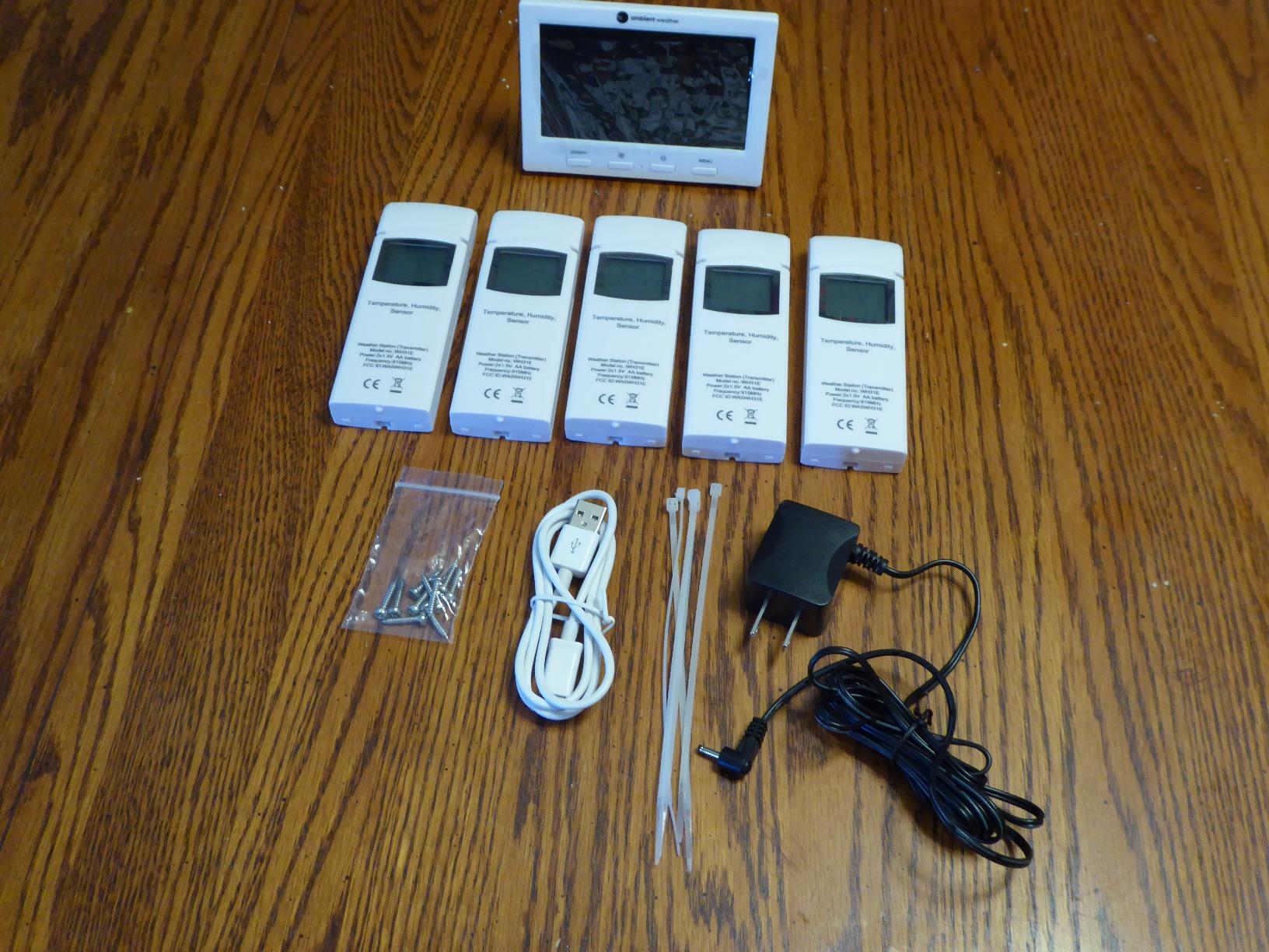 Ambient Weather WS-3000-X3 Thermo-Hygrometer Monitor w/ 3 Remote Sensors | Logging, Graphing, Alarming, Radio Controlled Clock customer photo 1