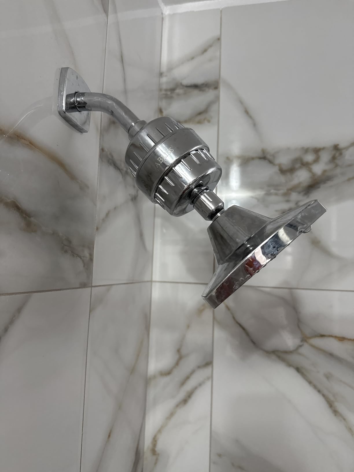 AquaBliss SF220 Daily Essential Shower Filter - Reduces Chlorine, Sediment & Heavy Metals - Chrome customer photo 1