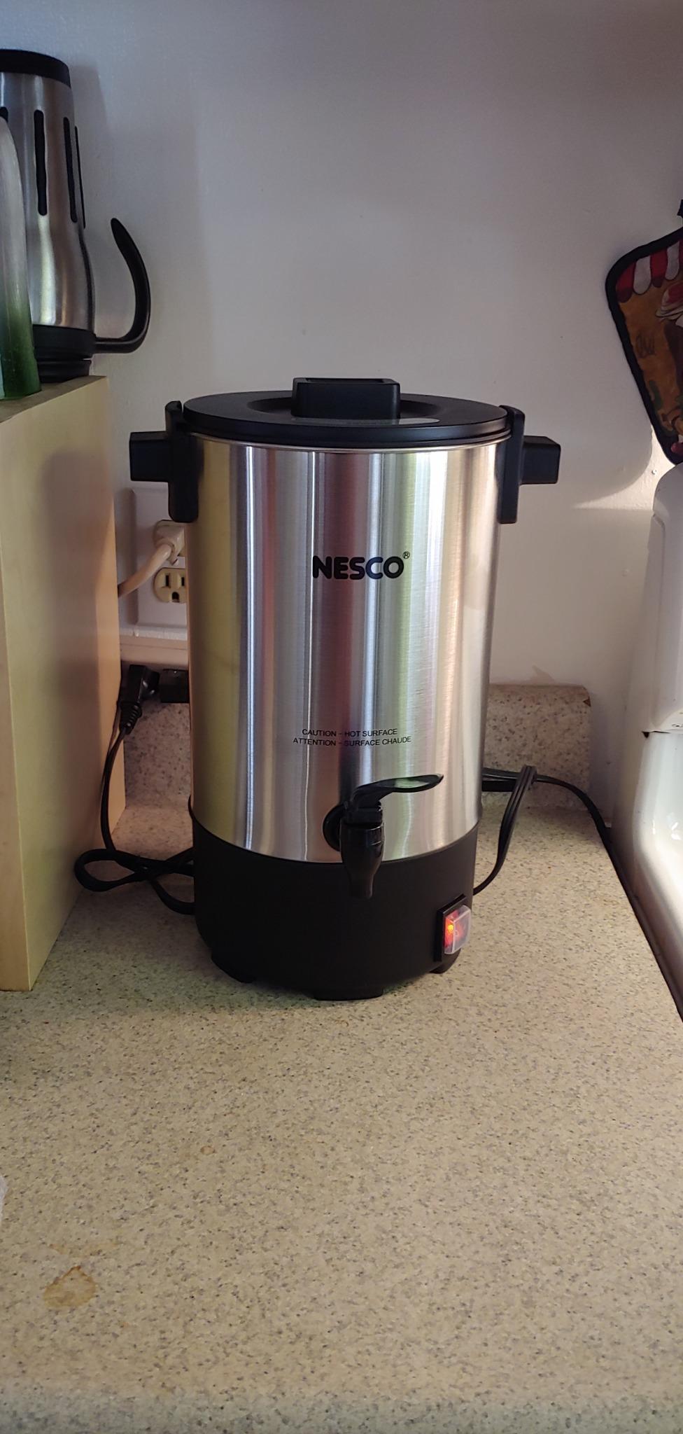 Nesco CU-25 Professional Coffee Urn, 25 Cups, Metallic customer photo 1