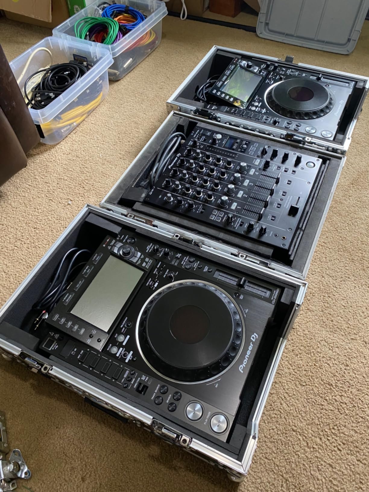 ProX XS-CD Flight Case for Pioneer CDJ-3000 DJS-1000 Denon SC6000 PRIME Large Format CD-Media Player customer photo 1