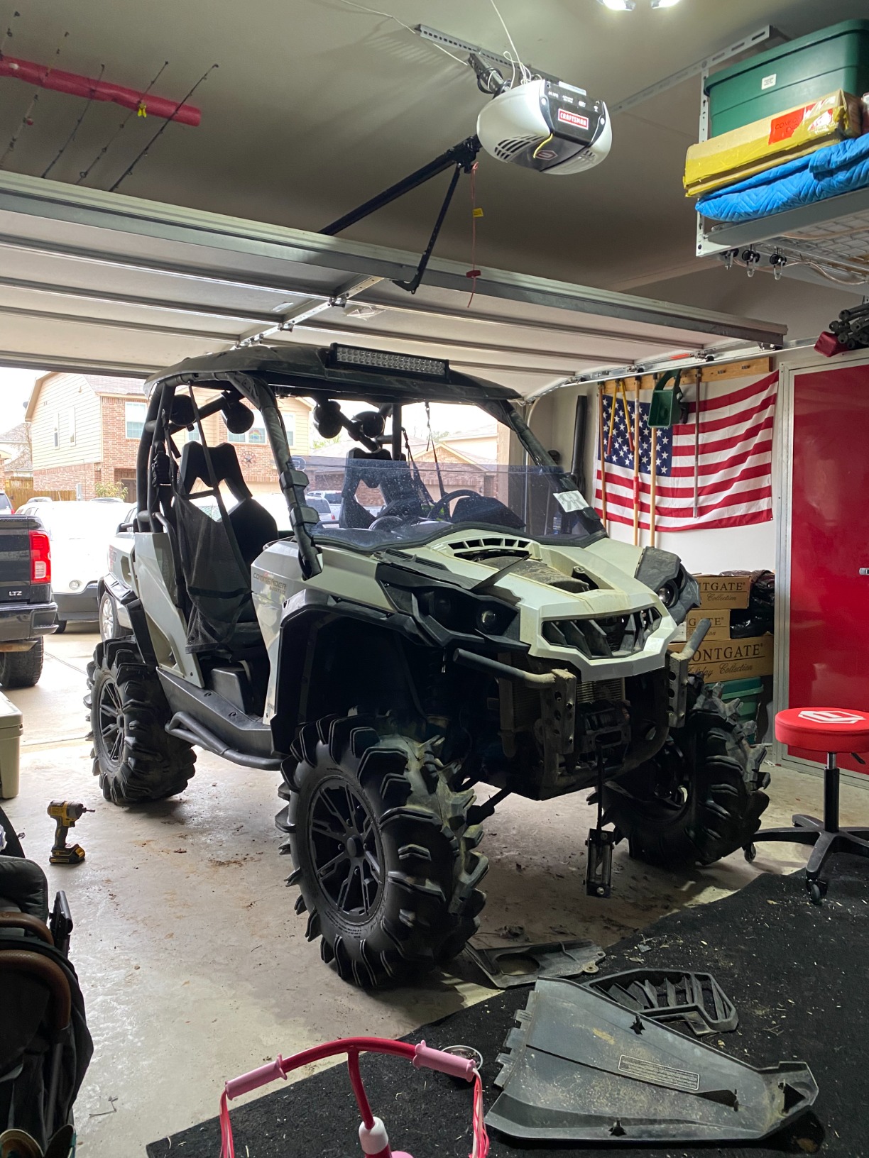 SuperATV Half Windshield for 2011-2020 Can-Am Commander 800 / 1000 / 800 Max / 1000 Max / MAX XT 1000 (see fitment) | 1/4
