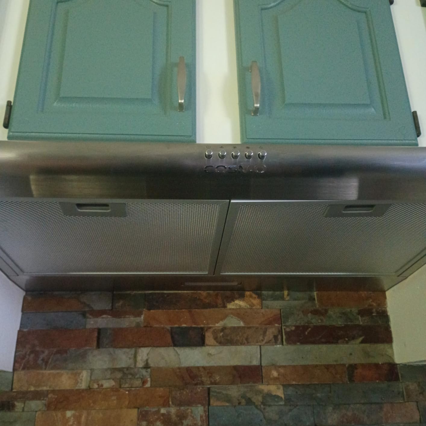 Cosmo COS-5MU30 30 in. Delta Collection Ducted Under Cabinet Range Hood, Button Controls, Reusable Filters, LED Lights, Stainless Steel customer photo 2