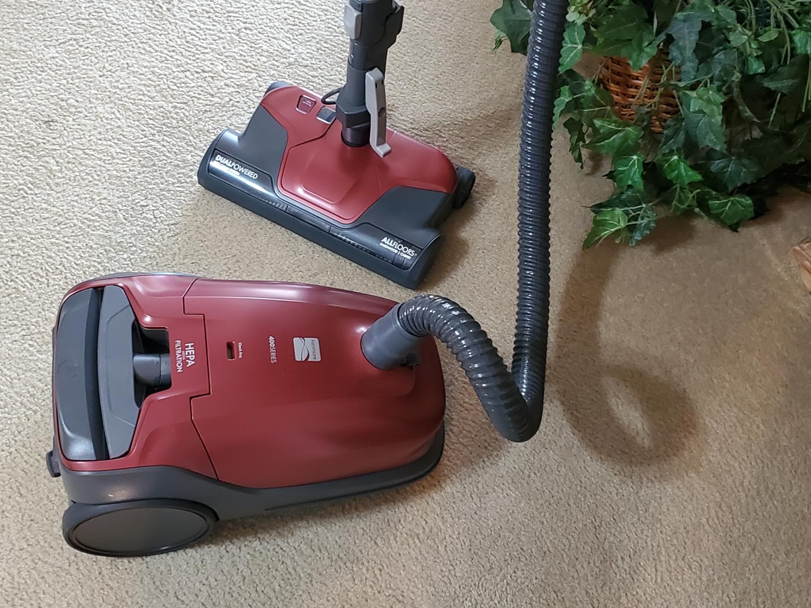 Kenmore 81414 400 Series Pet Friendly Lightweight Bagged Canister Vacuum with Extended Telescoping Wand, HEPA, Retractable Cord, and 4 Cleaning Tools customer photo 2