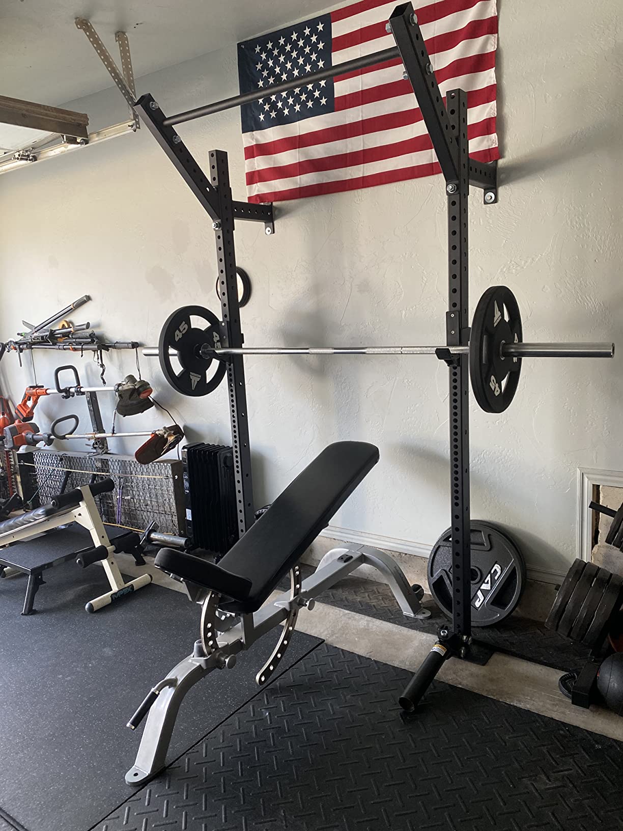 Titan Fitness T-3 Series Space Saving Rack, 82