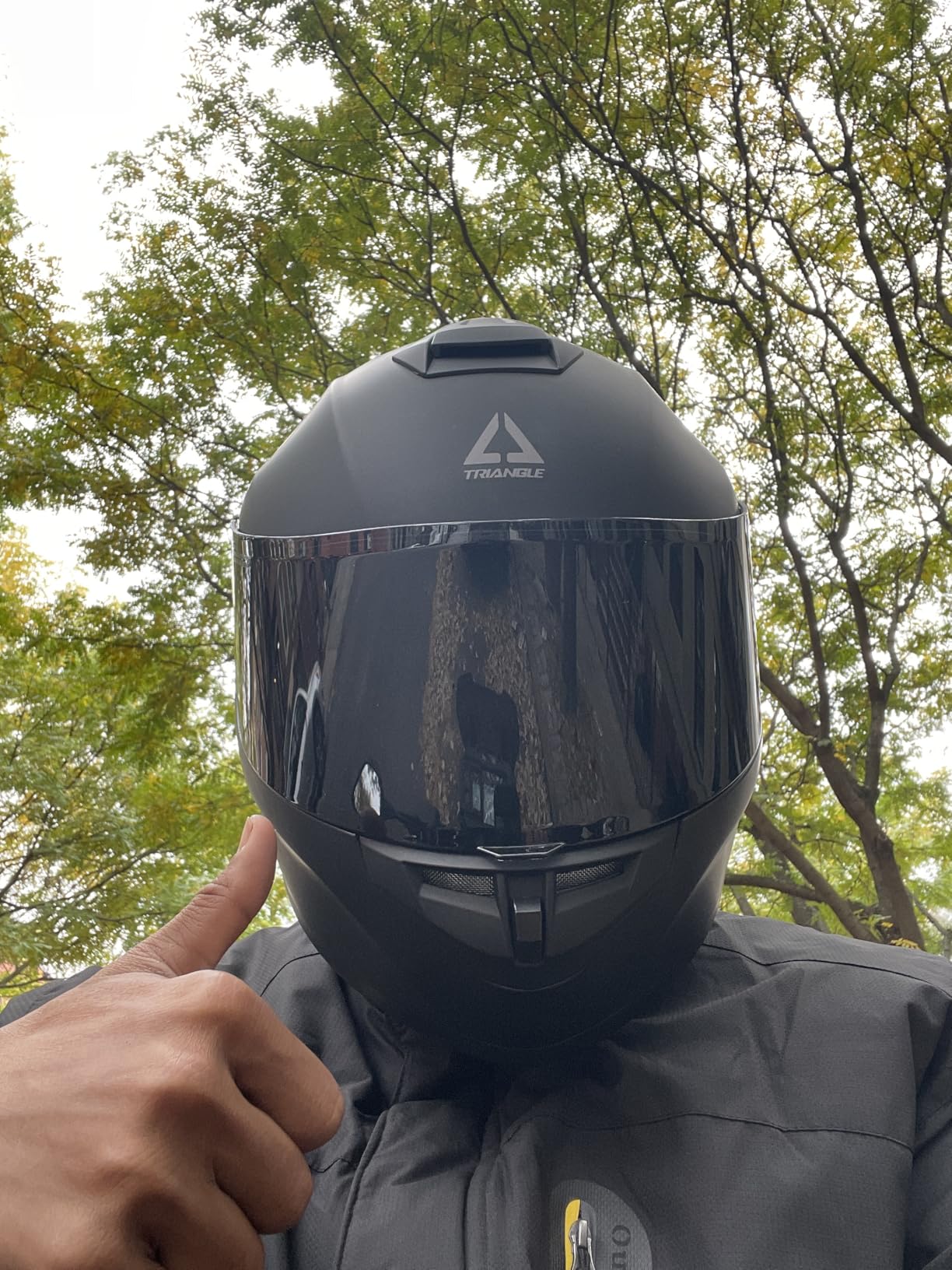 TRIANGLE Full Face Motorcycle Helmet DOT Approved Men Women, Street Bike customer photo 2
