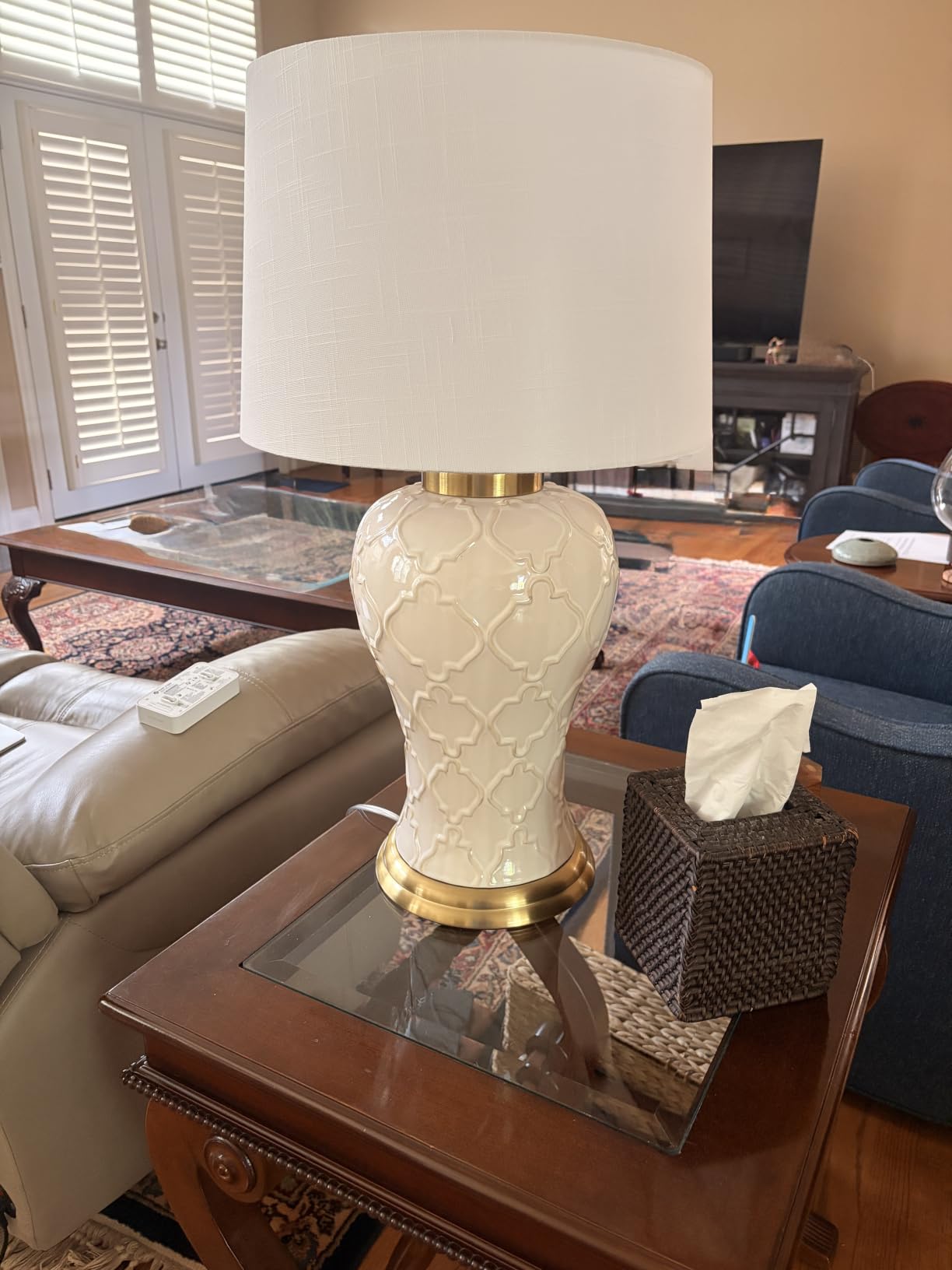 JONATHAN Y Arthur Textured Ceramic Table Lamp 29