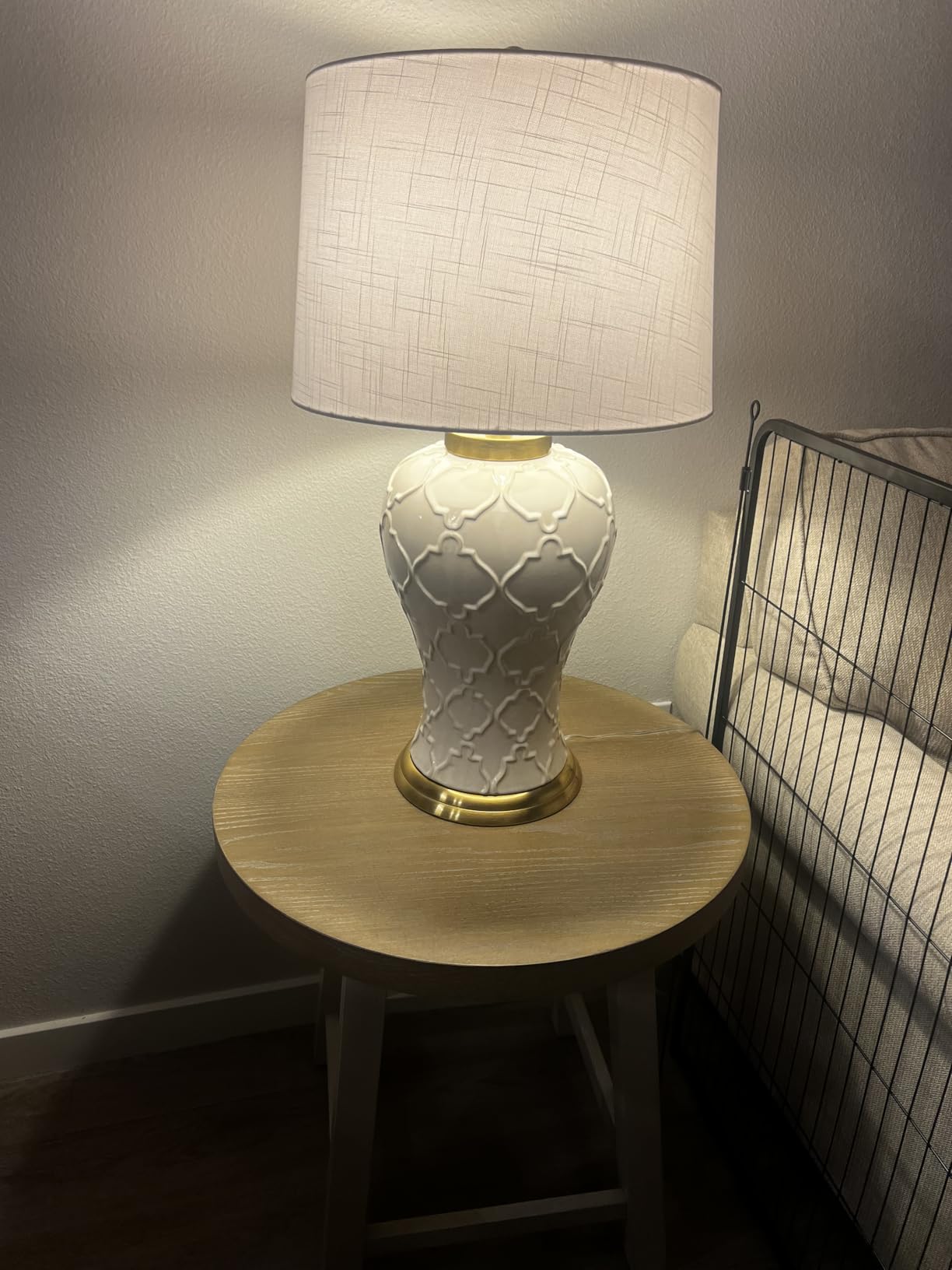 JONATHAN Y Arthur Textured Ceramic Table Lamp 29