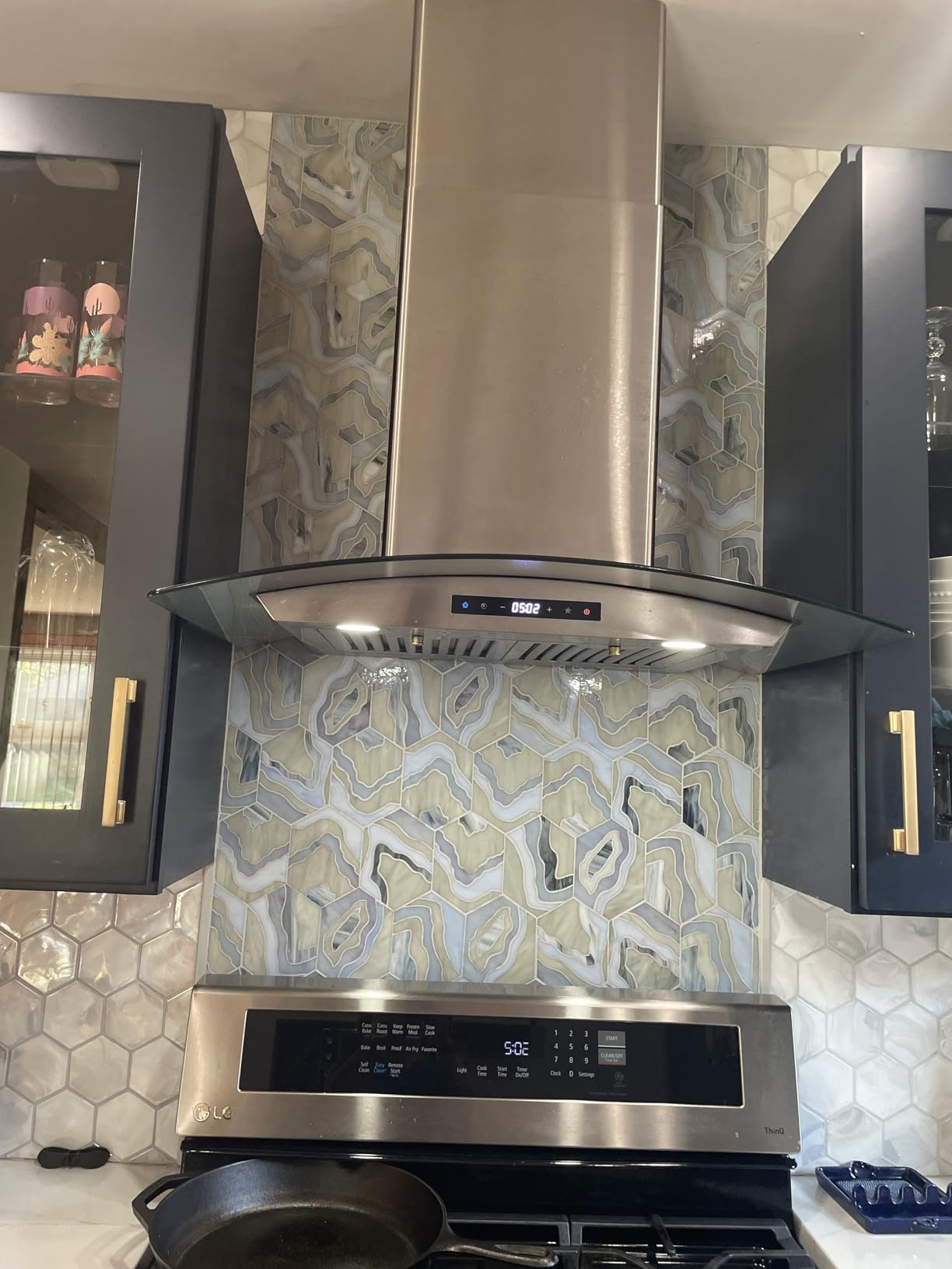Cosmo COS-668WRCS75 30 in. Vista Collection 380 CFM Ducted Wall Mount Range Hood LED, Stainless Steel customer photo 2