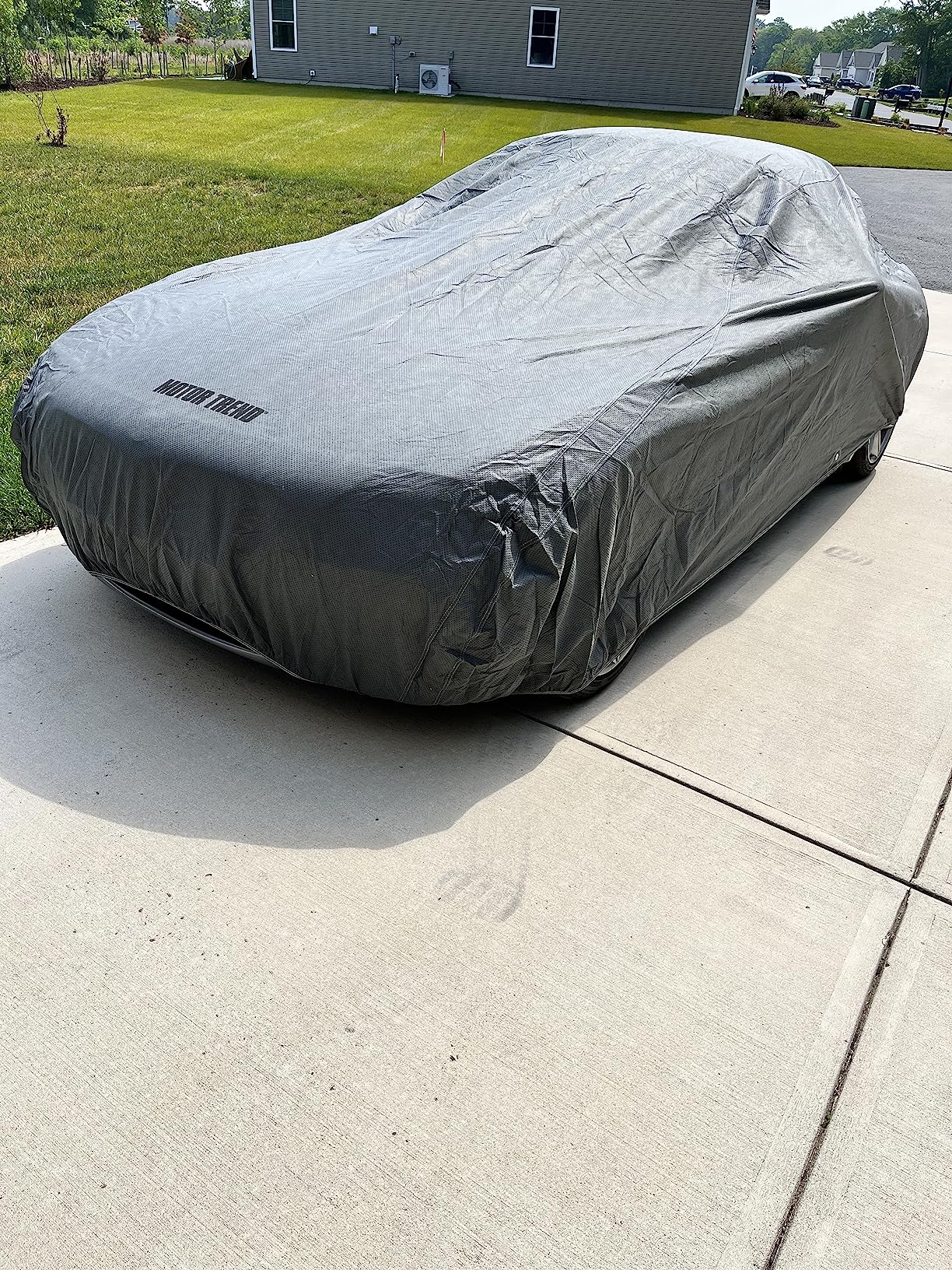 Motor Trend Breathable Lightweight Car Cover - Anti-Moisture Build-Up, Water-Resistant, Scratch-Resistant, Universal Fit for Cars/SUVs/Trucks/Vans customer photo 1