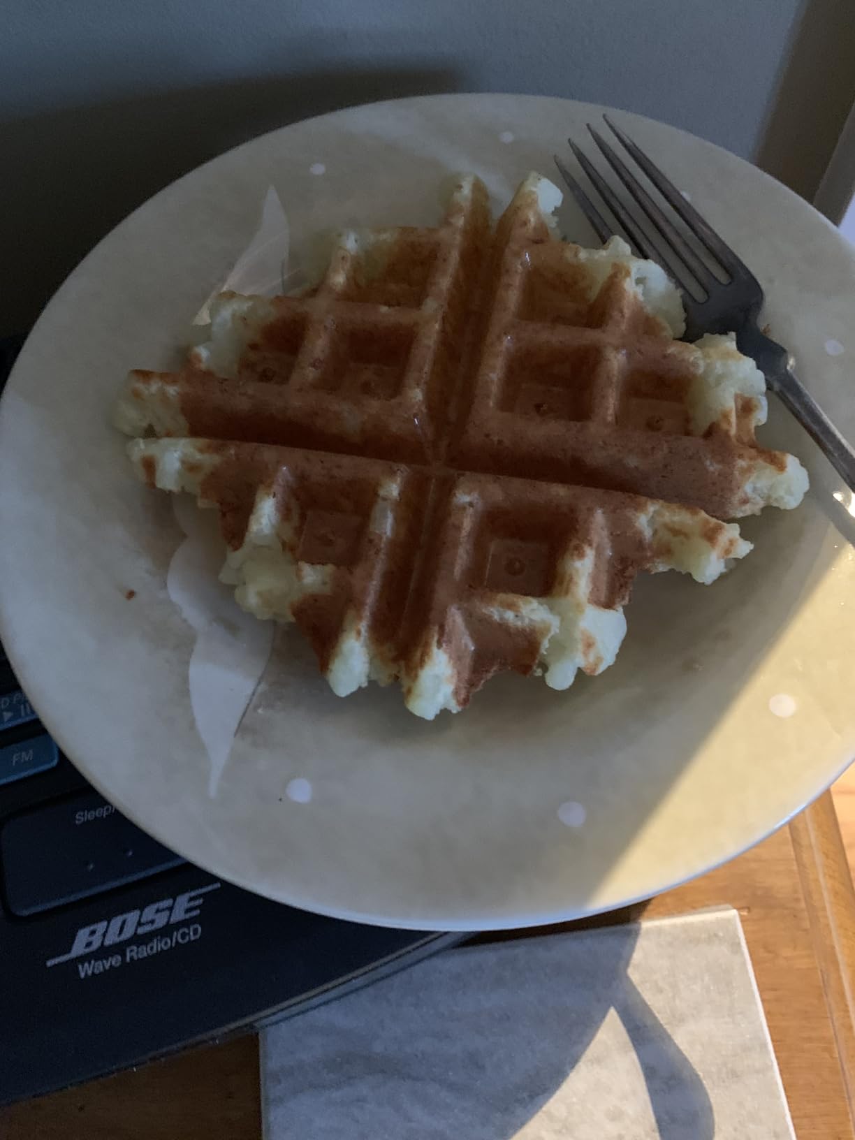 Hamilton Beach 26031 Belgian Waffle Maker with Removable Non-Stick Plates, Ceramic Grids, Black | Adjustable Browning Control | PFAS-Free Durathon Nonstick Coated Plates customer photo 1